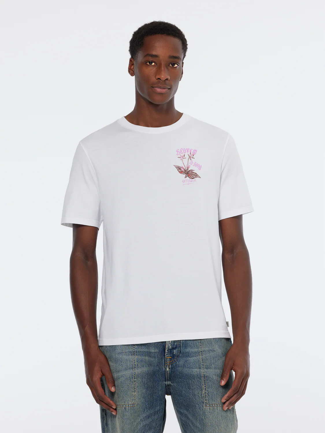 Floral Artwork T-Shirt
