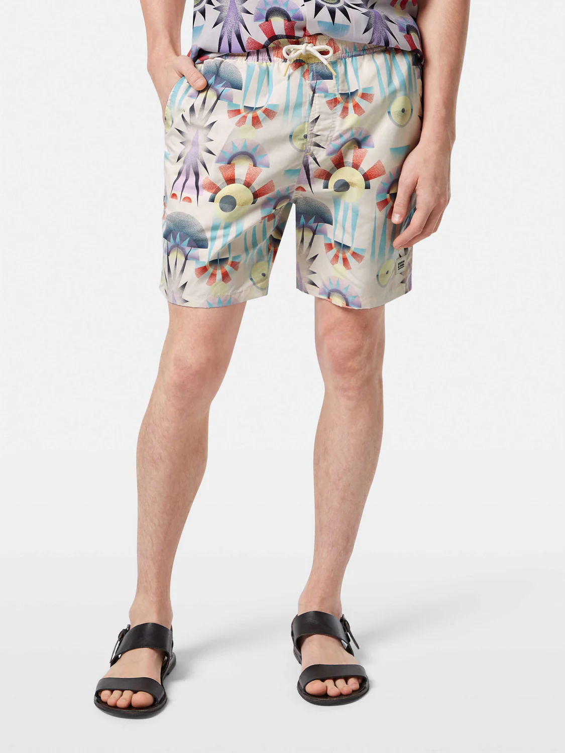 Printed Mid-Length Swimshort