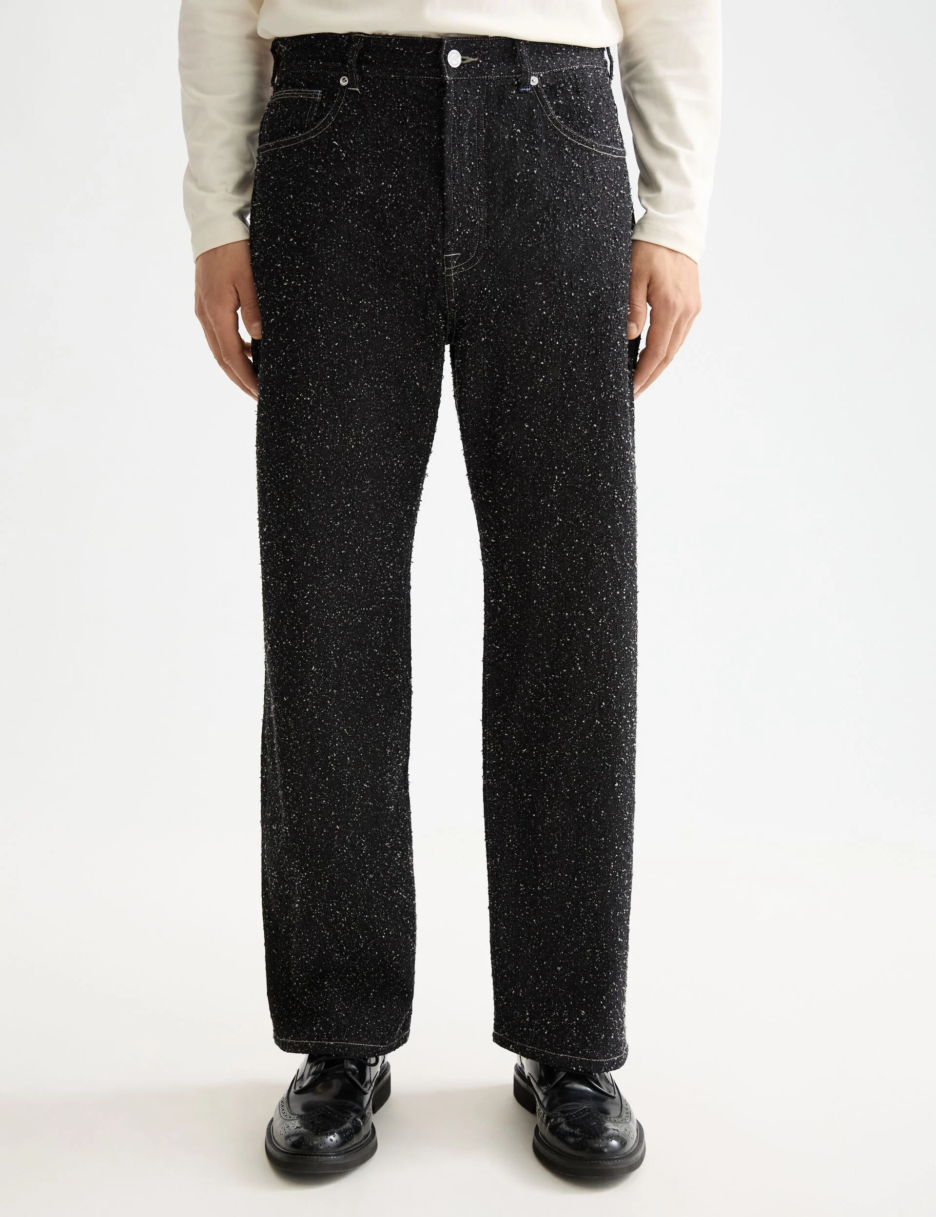 The Pitch loose  jeans — Black Snow