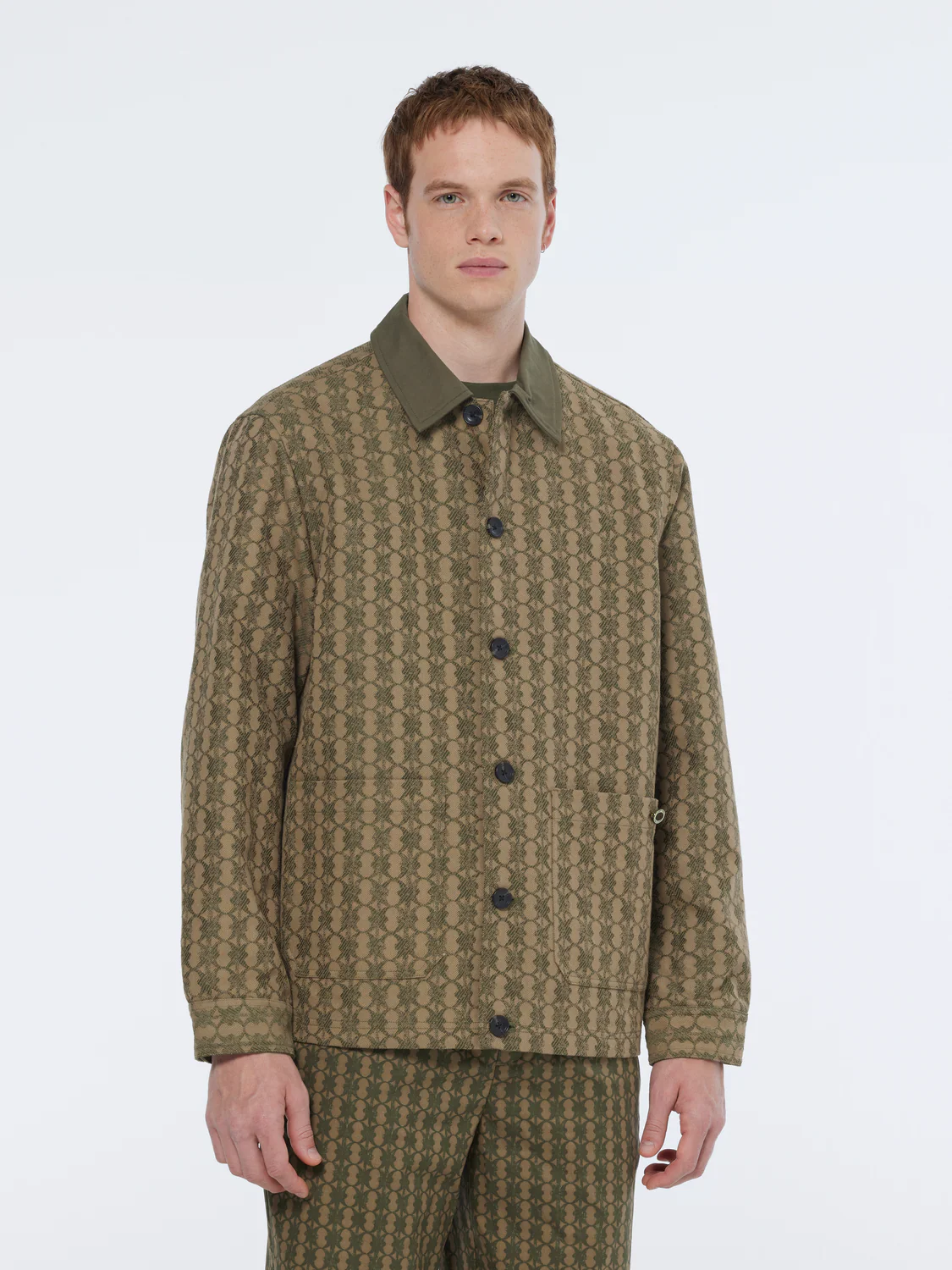 Jacquard Cotton-Blend Jacket