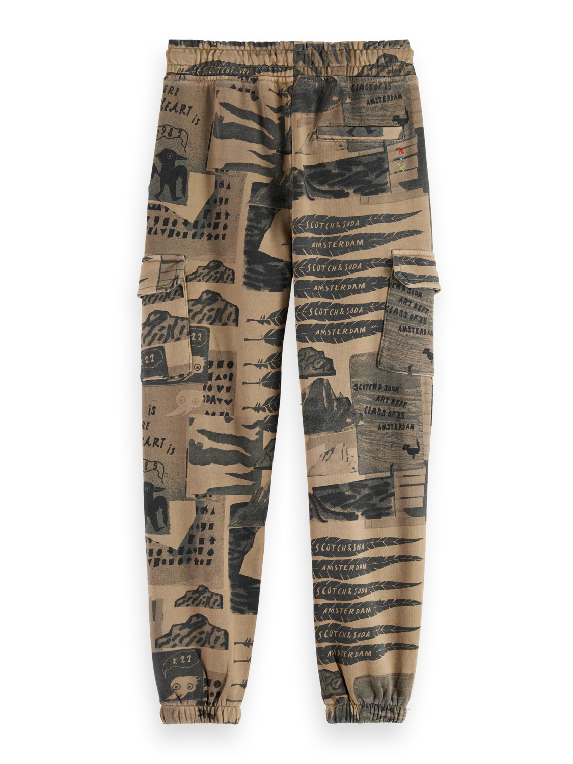 Boys' All-over printed cargo sweatpants