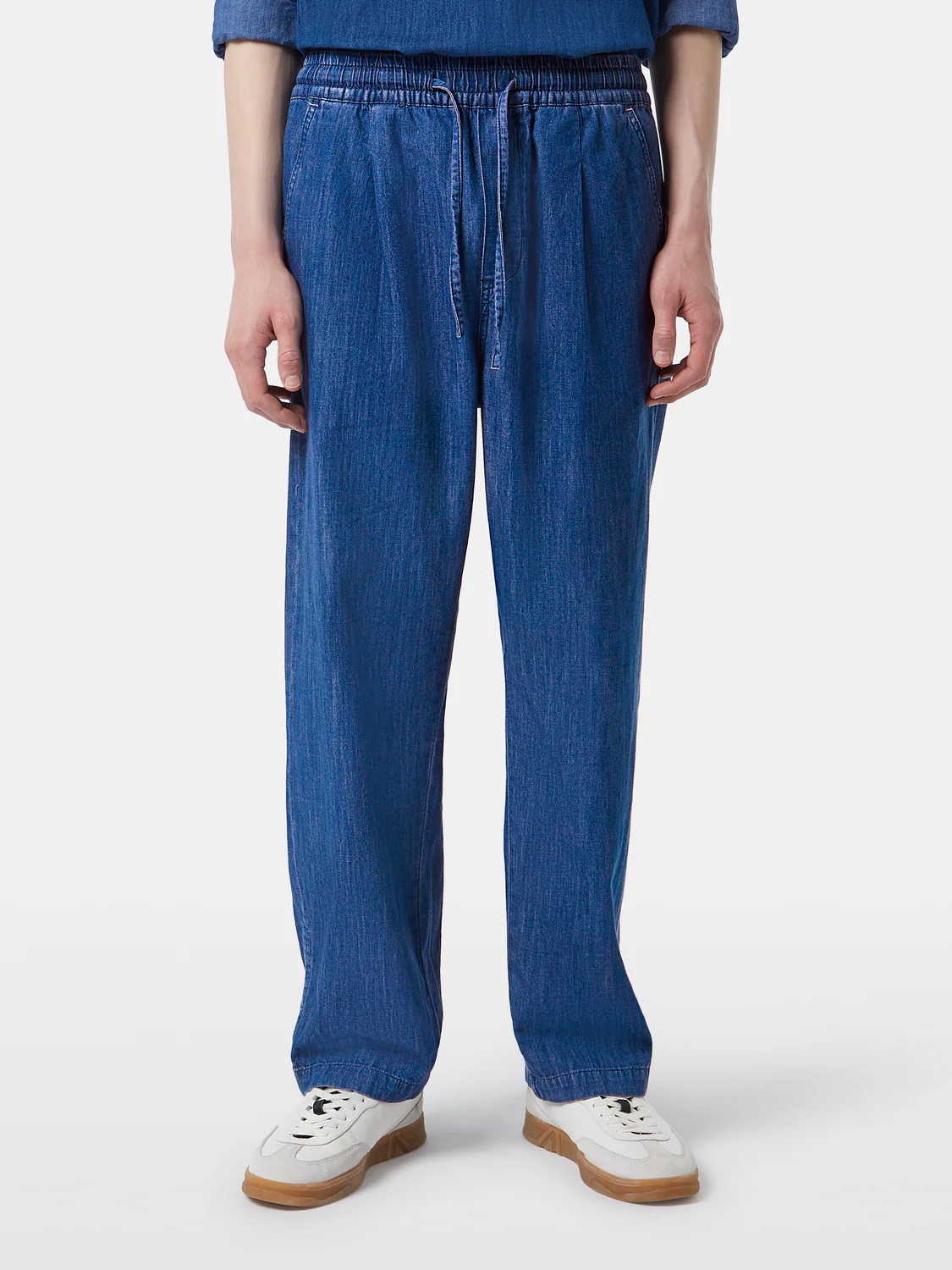 Sporty Lightweight Denim Beach Pant