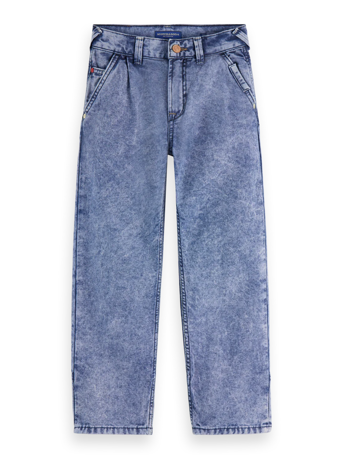 Boys' The Pitch Loose Jeans In Mountain Dyed And Washed Canvas