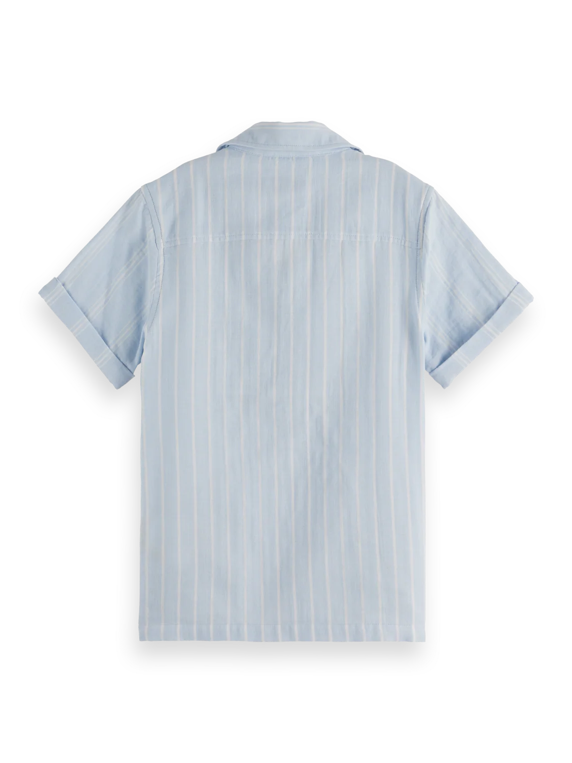 Boys' Bonded Short Sleeve Striped Shirt