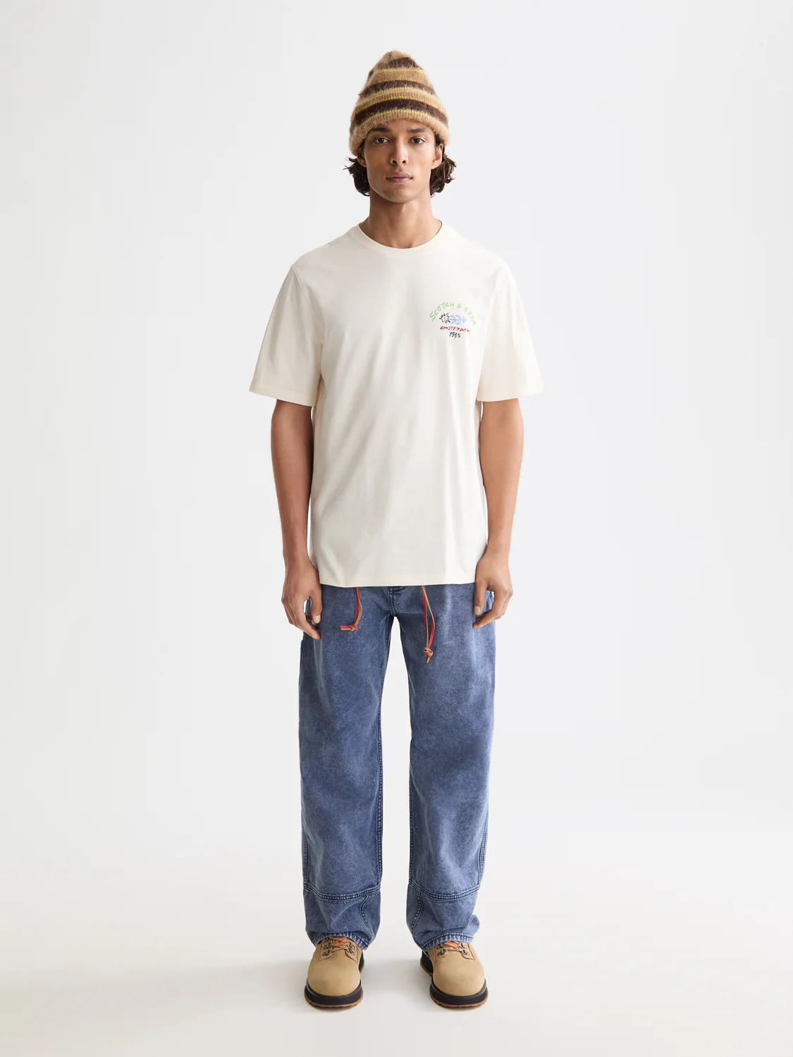 Regular-Fit Front And Back Artwork T-Shirt