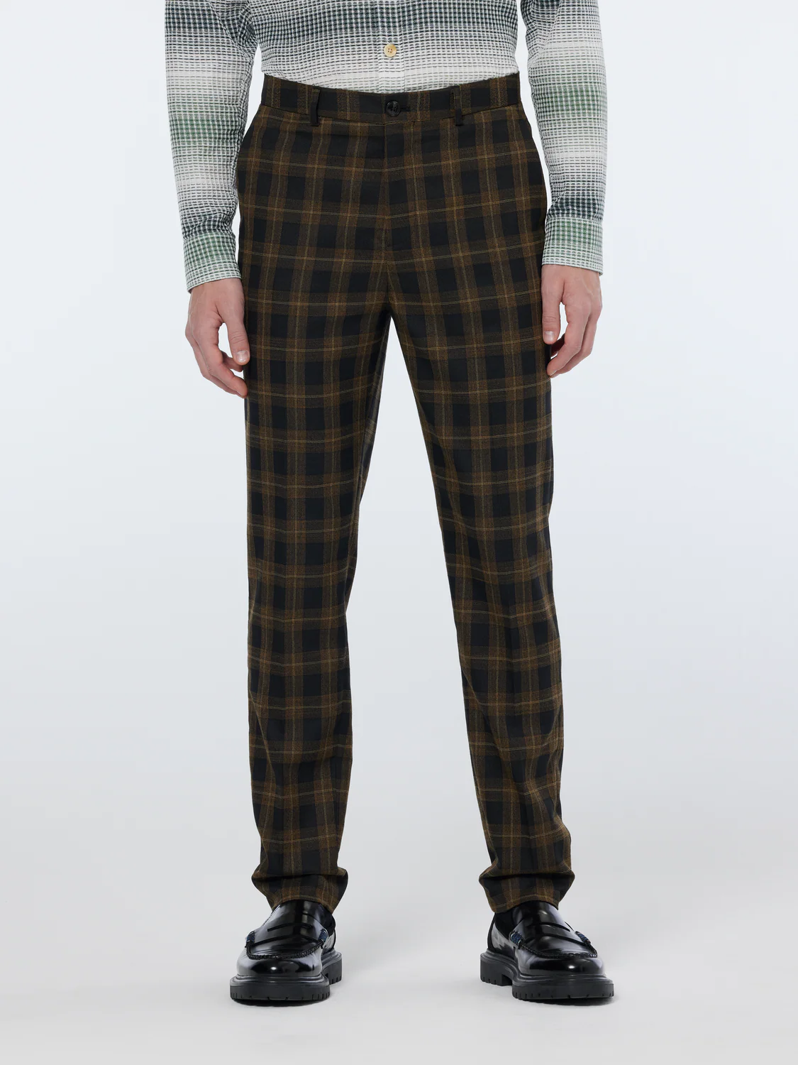 Irving Yarn-Dyed Tailored Check Chino