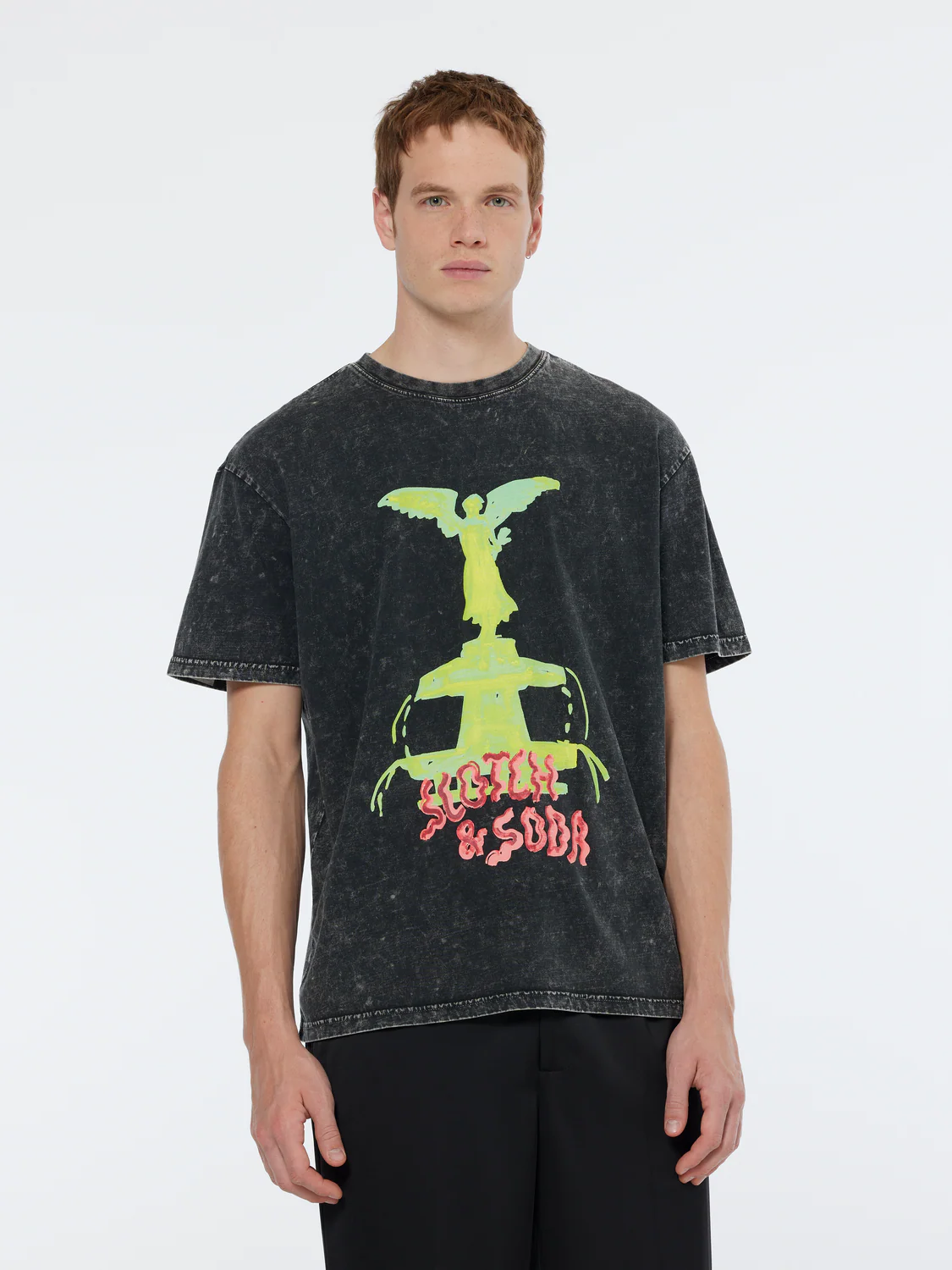 Washed Artwork Relaxed Fit T-Shirt