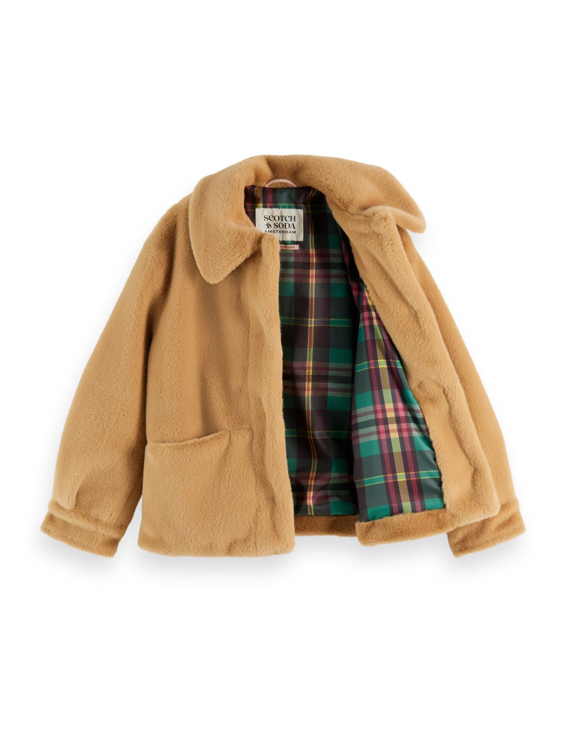 Girls' Faux fur jacket