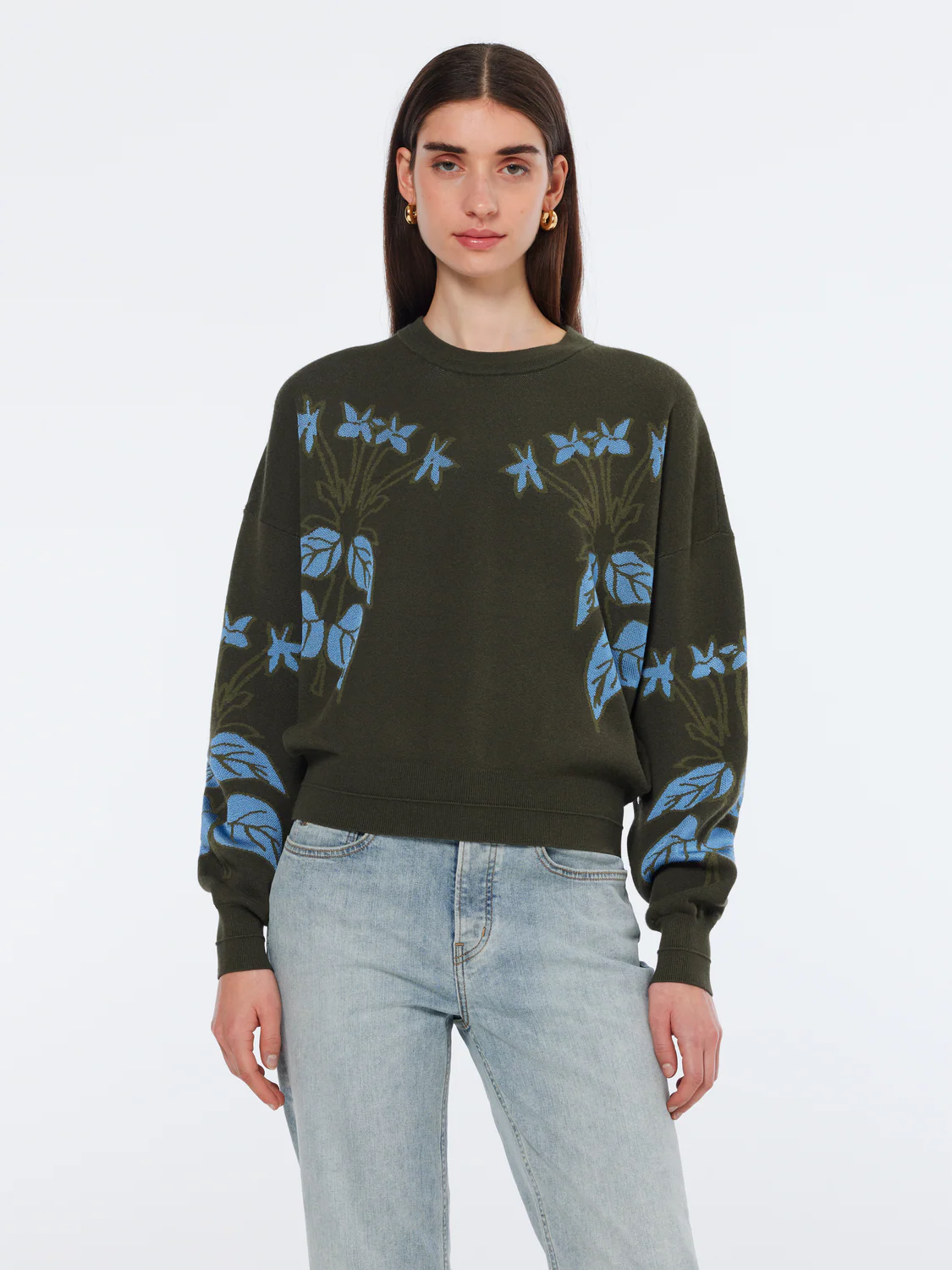 Jacquard Relaxed Pullover