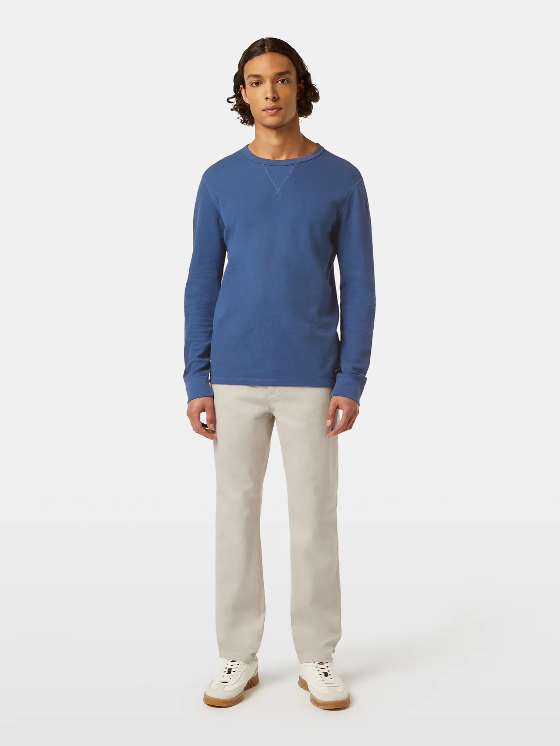 Stuart Washed Cotton-Blend Twill Chino