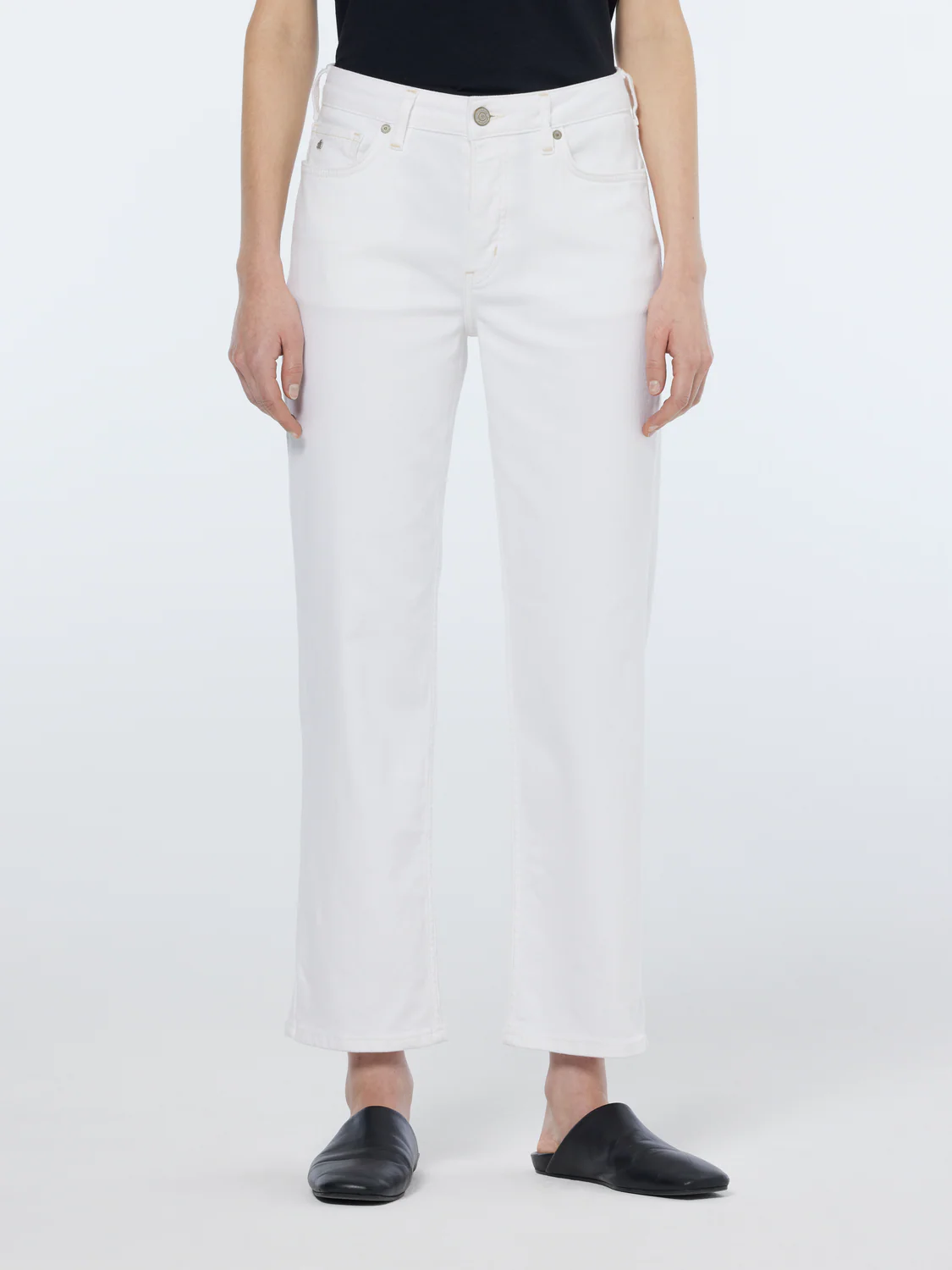 Essentials — The Sky Straight Jeans | Cool White