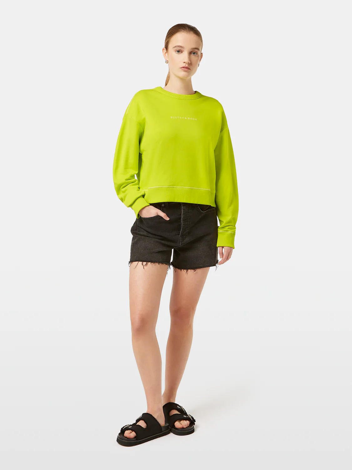 Flatlock Loose-Fit Sweatshirt