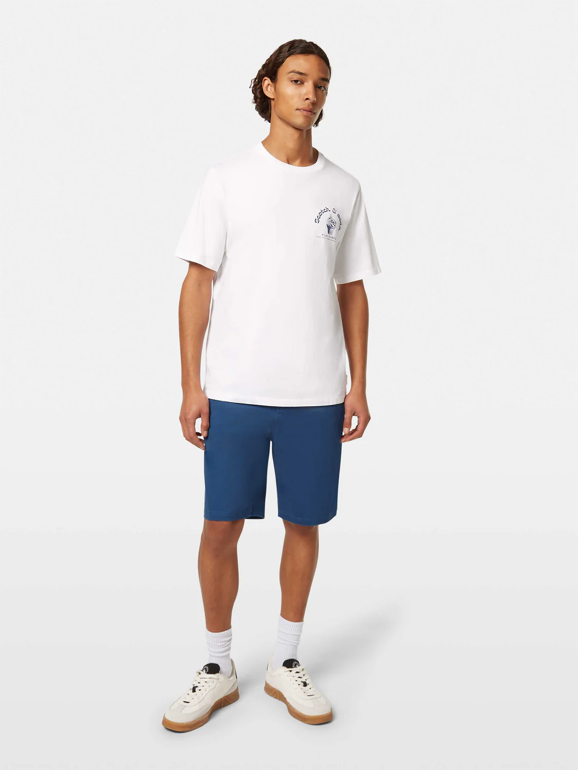 Stuart Washed Cotton-Blend Twill Chino Short