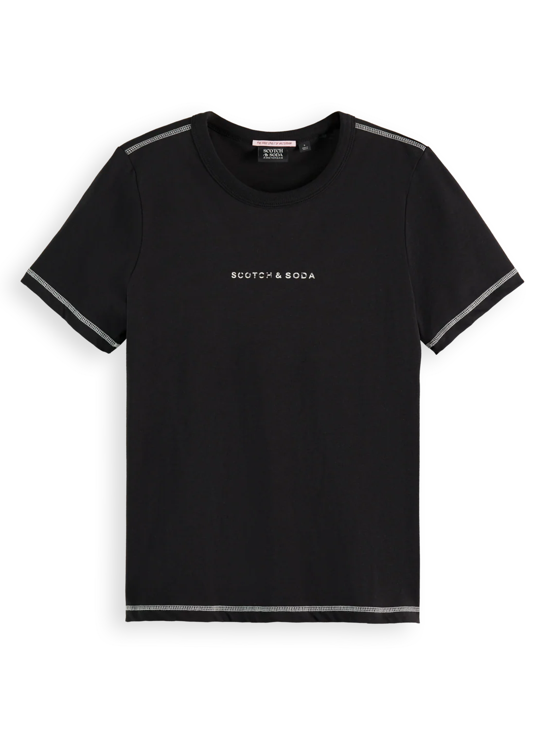 Essentials — Regular Fit Flatlock Logo T-Shirt