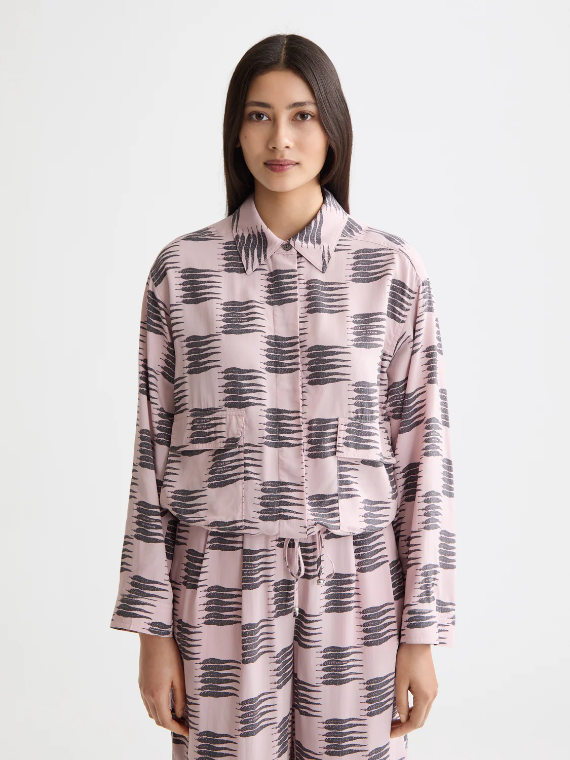 Printed Utility Shirt