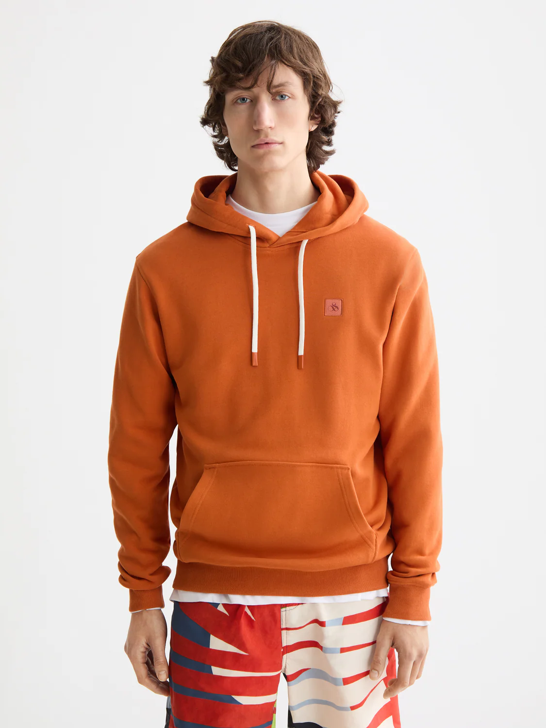 Seasonal Core - Regular-Fit Logo Badge Hoodie