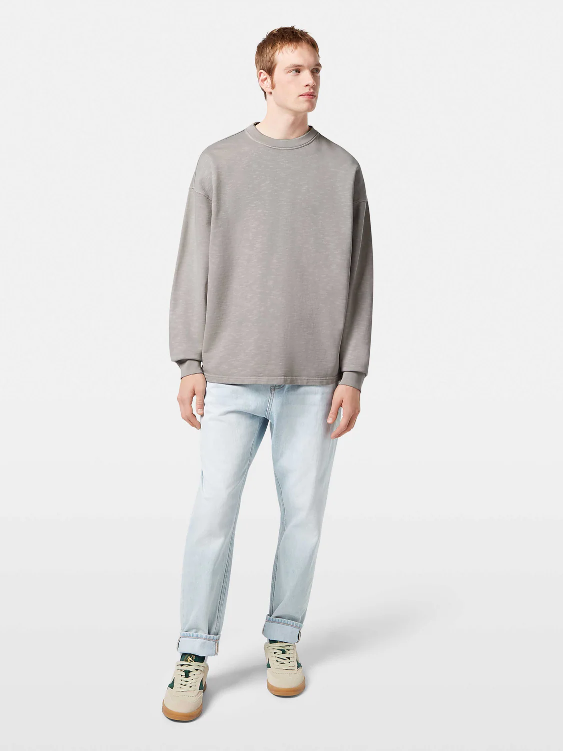 Loose-Fit Garment-Dye Sweatshirt