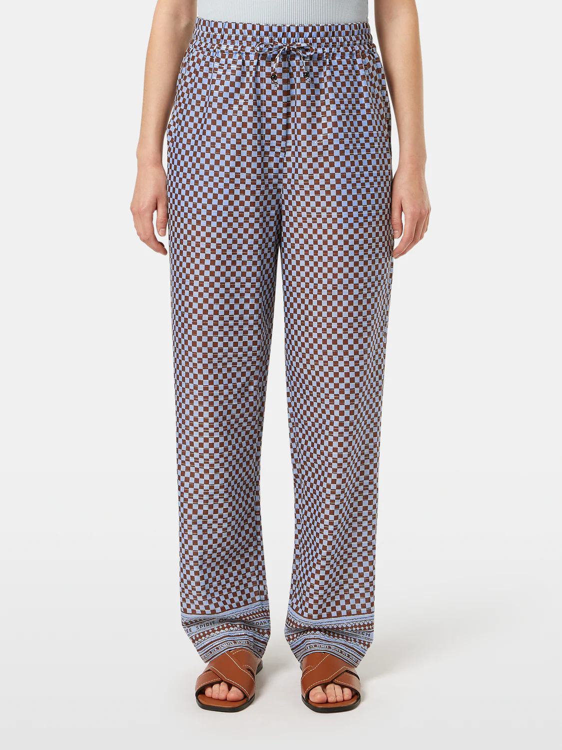 Mid-Rise Pull-On Beach Pant