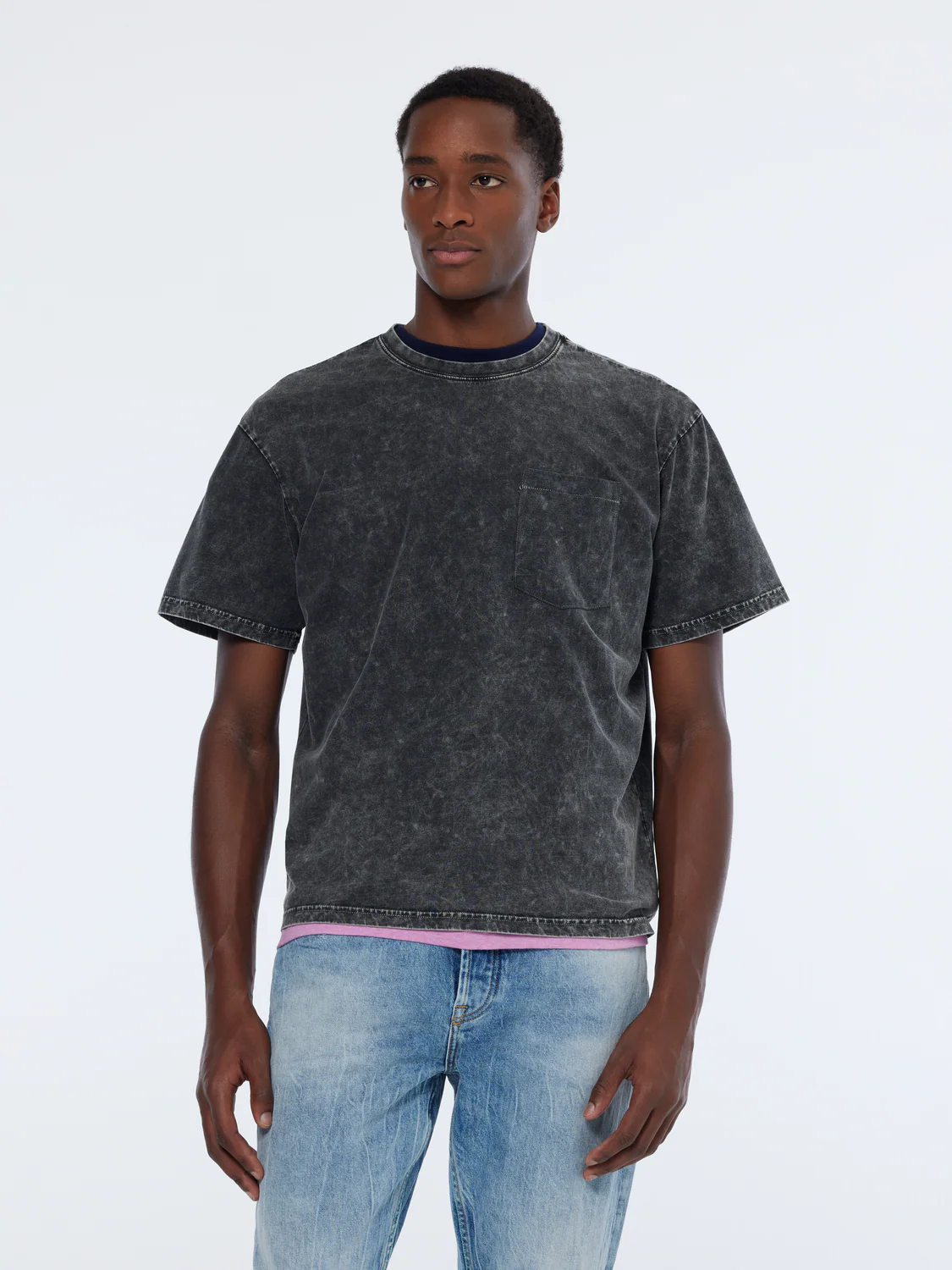 Washed Pocket Relaxed Fit T-Shirt