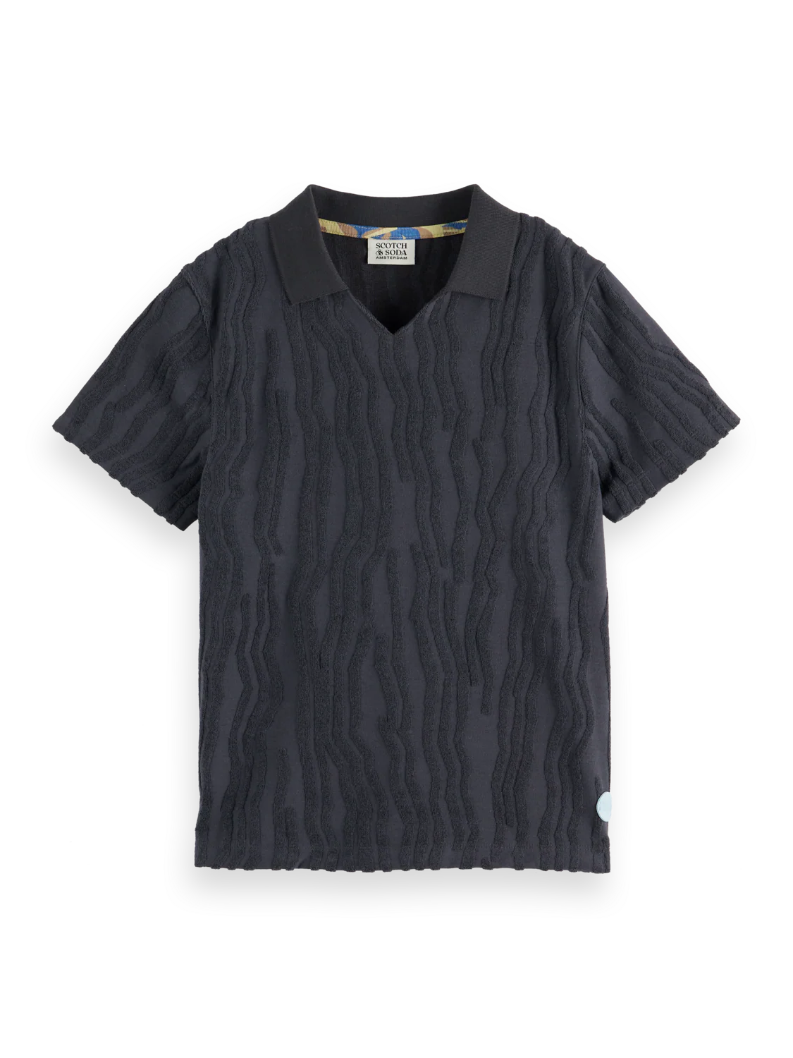 Boys' Terrycloth Jacquard Polo
