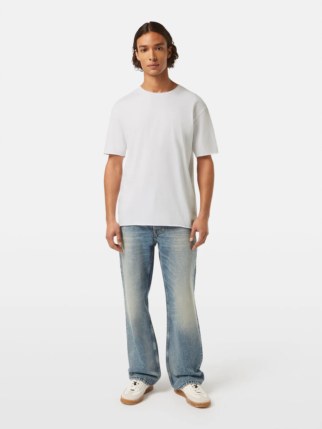 Raw Edge Relaxed Fit T-Shirt