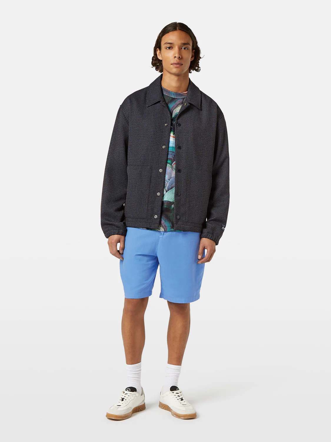 Yarn-Dyed Coach Jacket