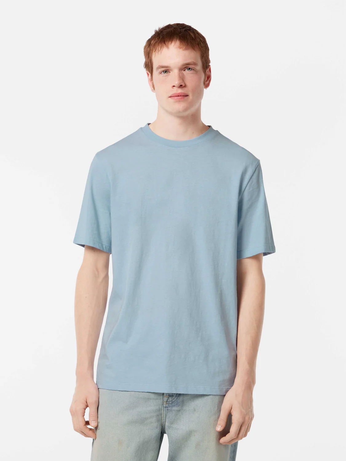 Regular-Fit Cotton-Linen T-Shirt