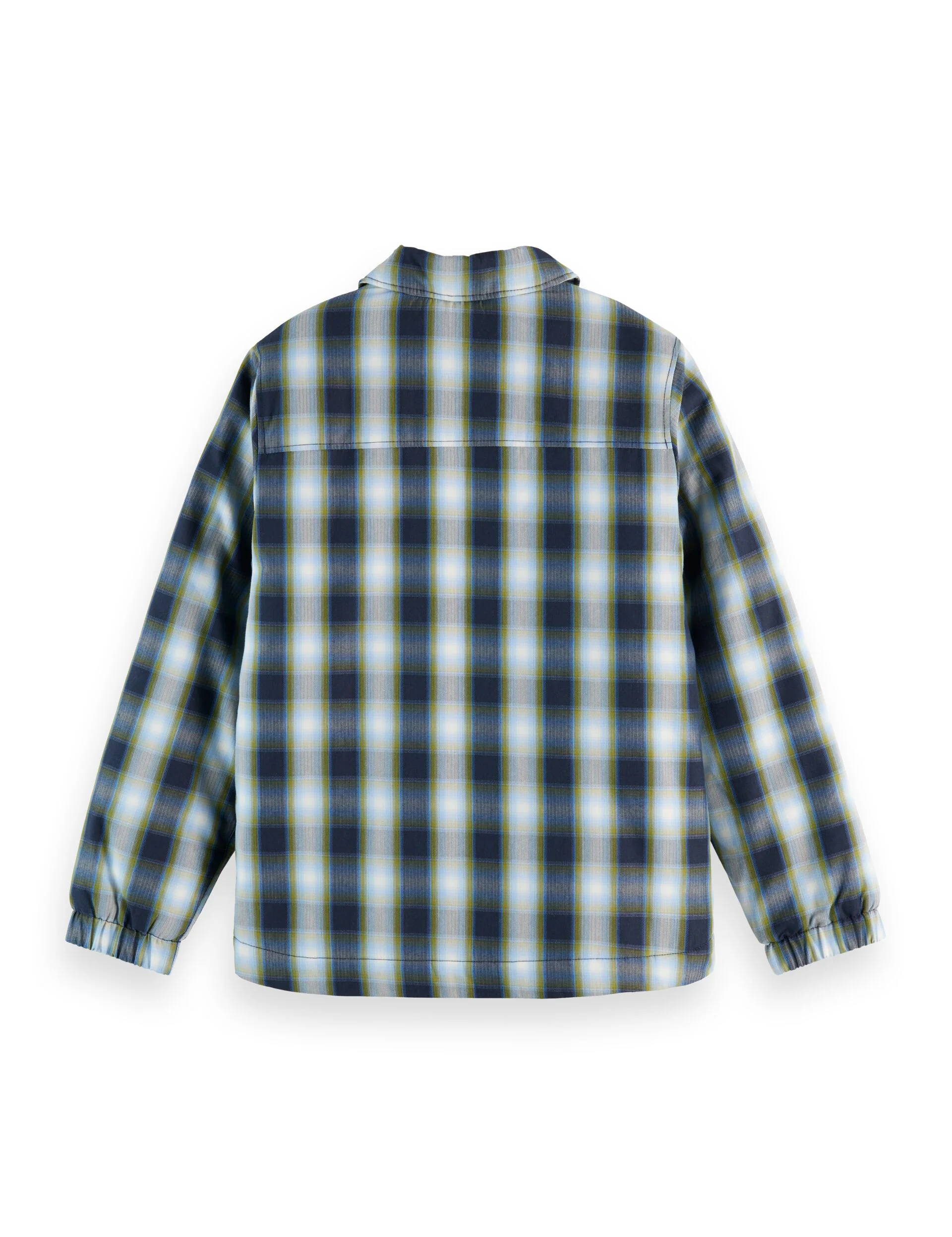 Boys' Padded checked shirt jacket