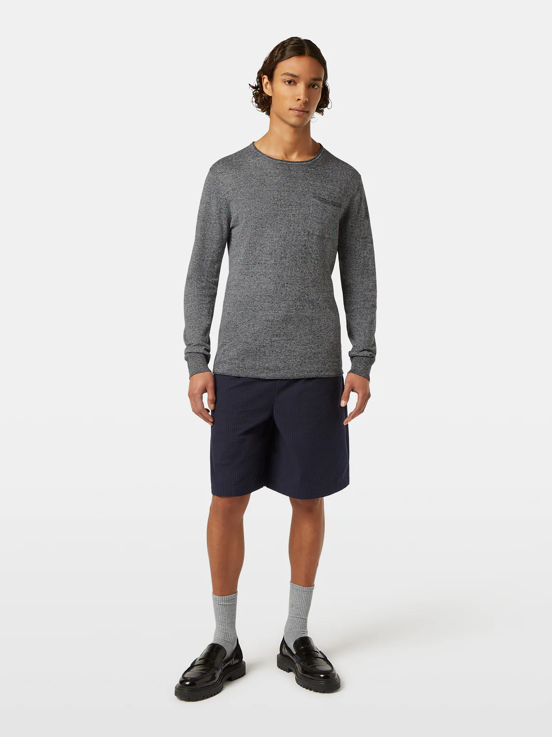 Linen-Blend Jumper