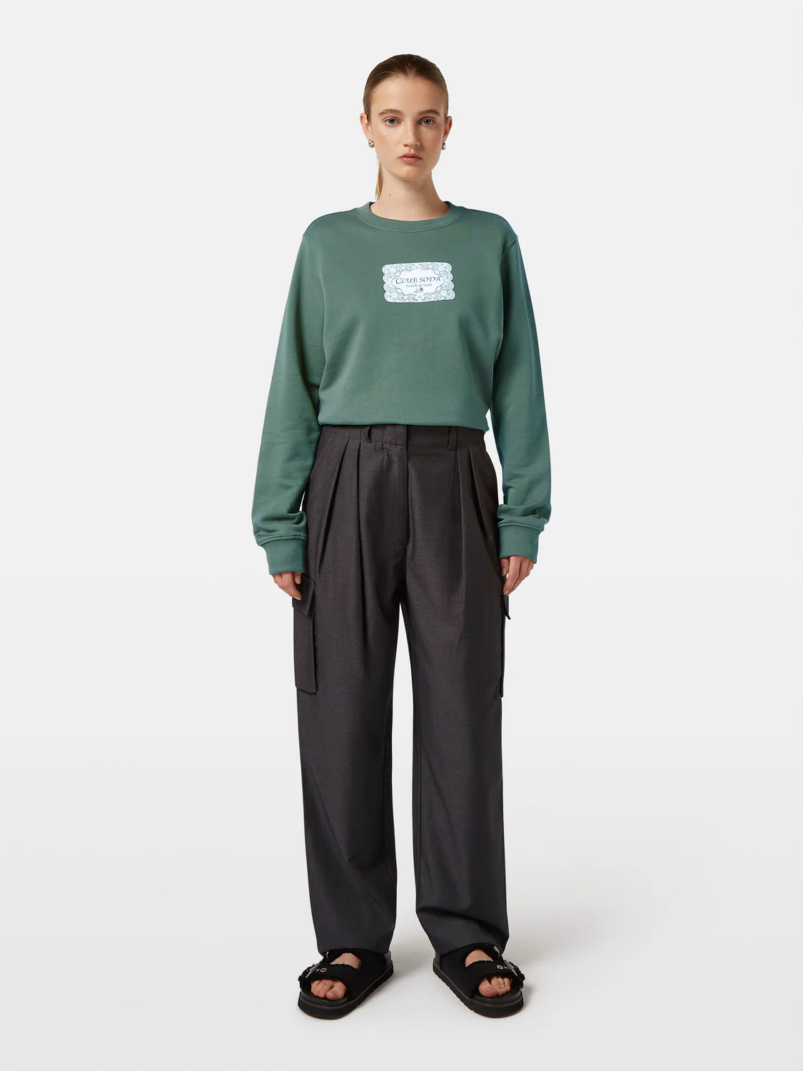 Faye High-Rise Tapered Leg Cargo Pant