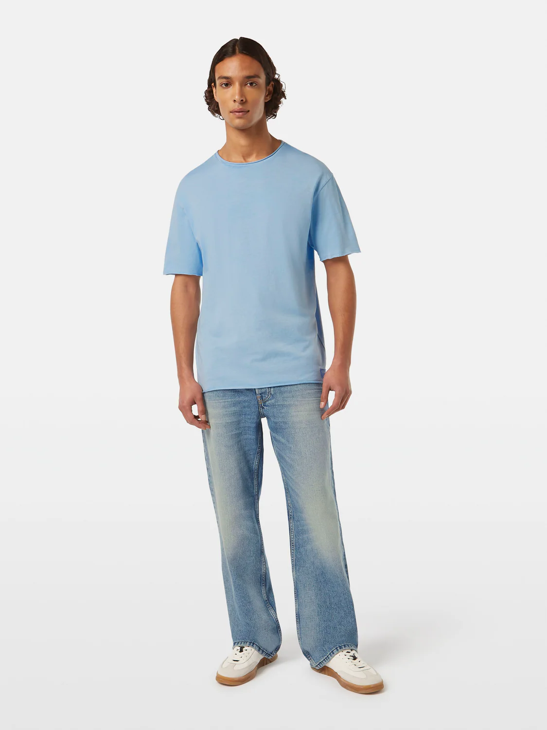 Raw Edge Relaxed Fit T-Shirt