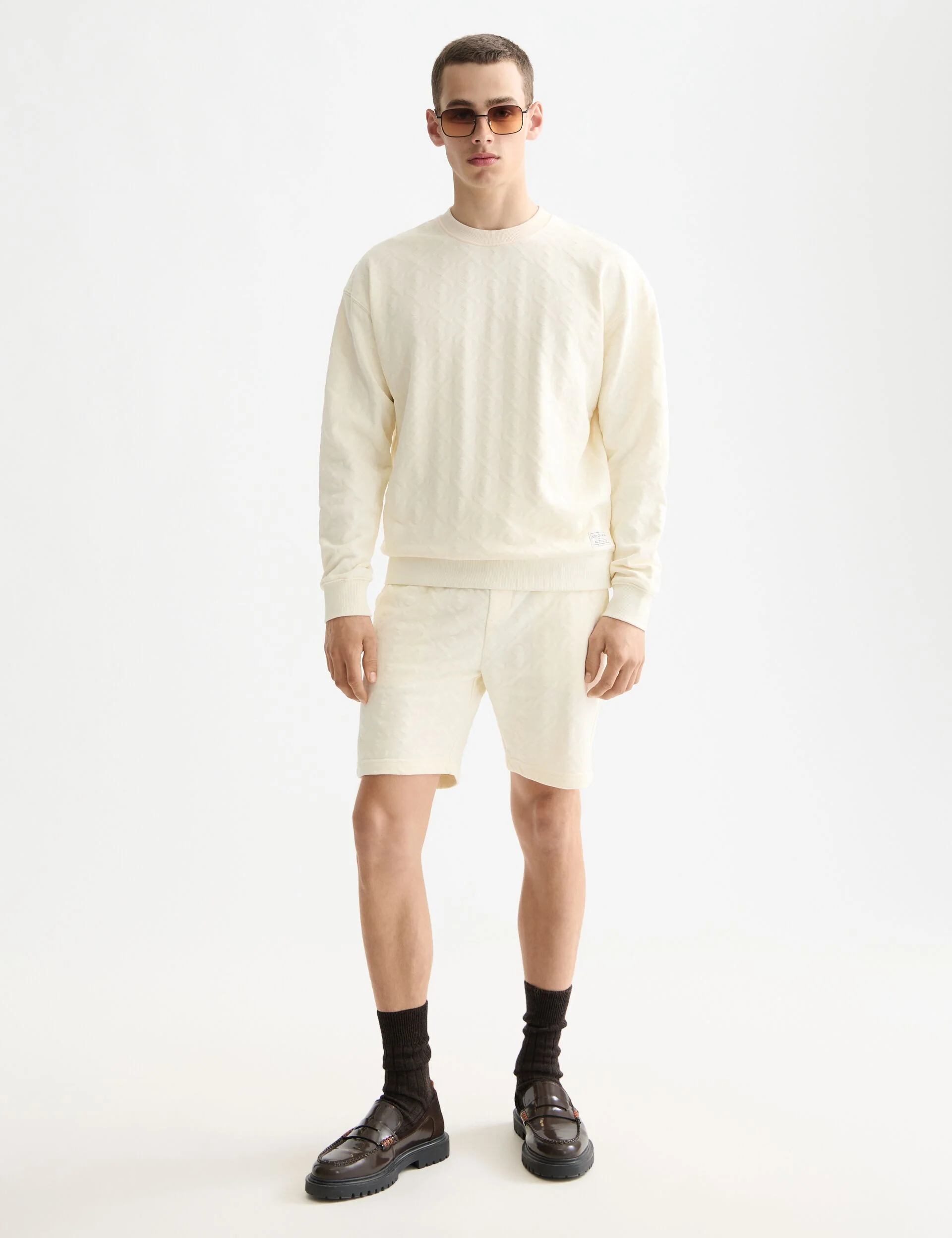 Jacquard Terry Sweatshirt
