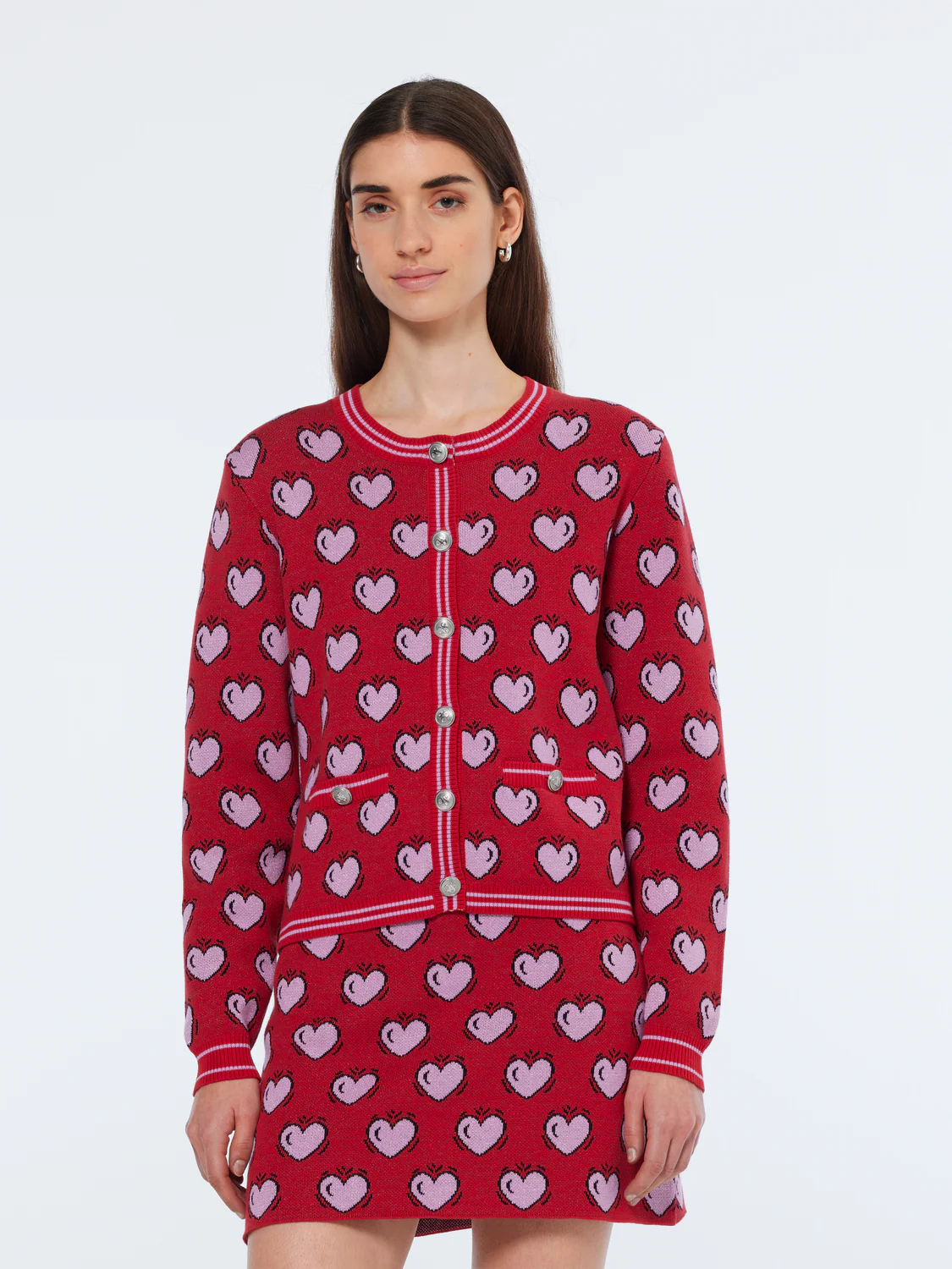 Scotch & Soda x Burton Morris Heart Printed Cardigan