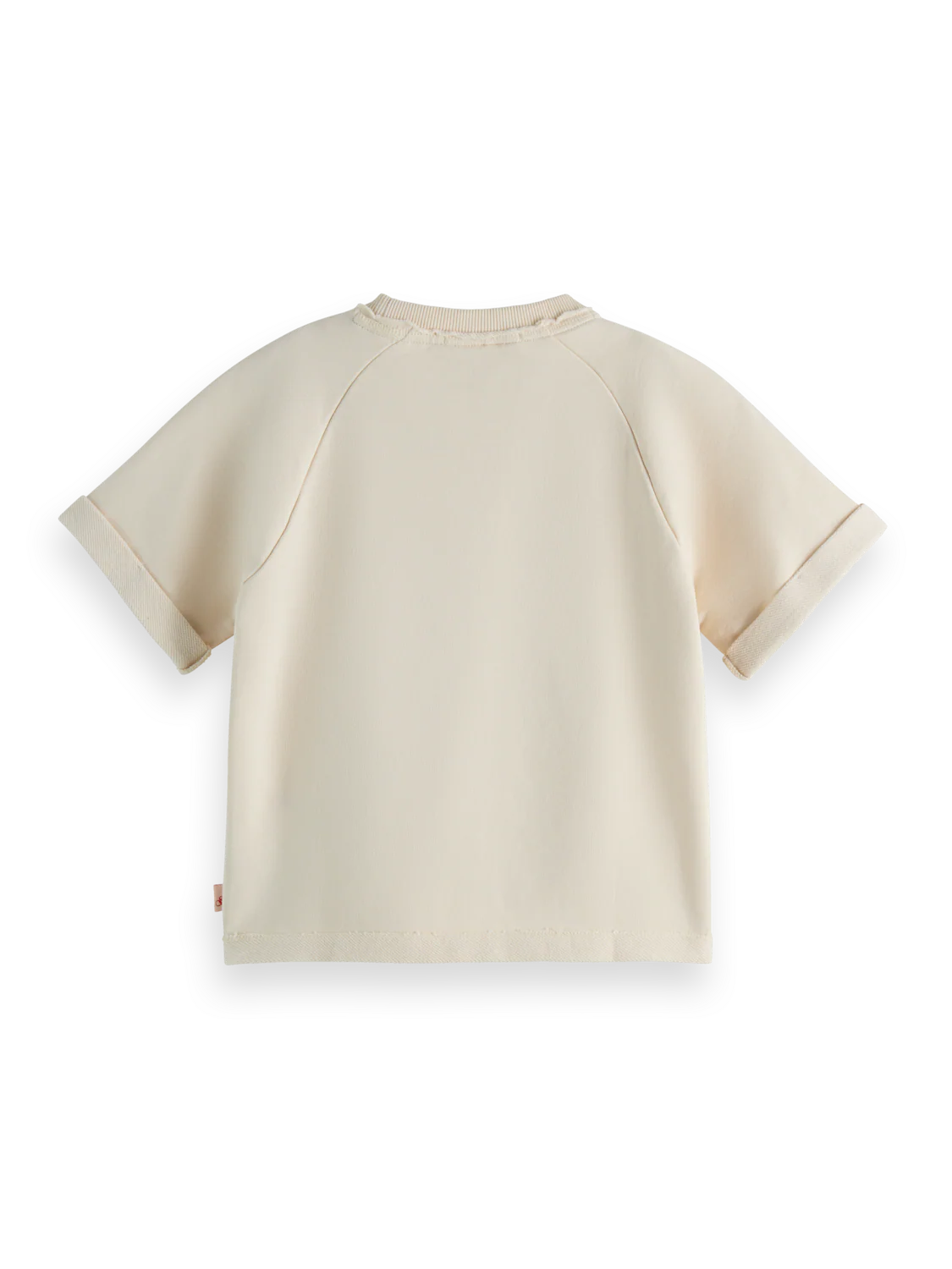 Girls' Raglan Printed Short Sleeve Crewneck