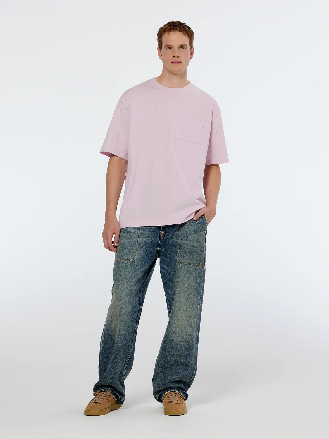 Loose Fit Front Pocket T-Shirt
