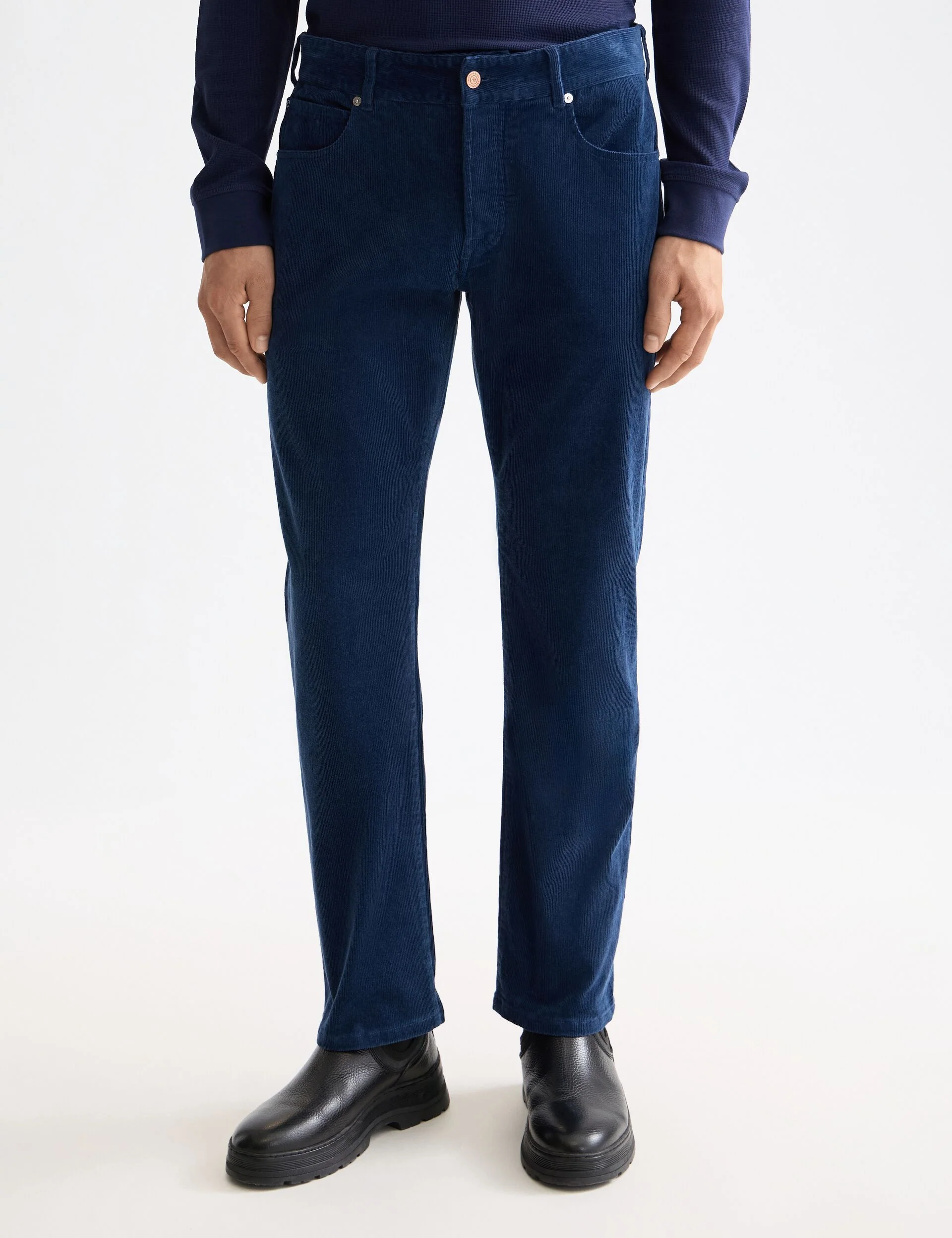 The Zee straight jeans in coloured corduroy