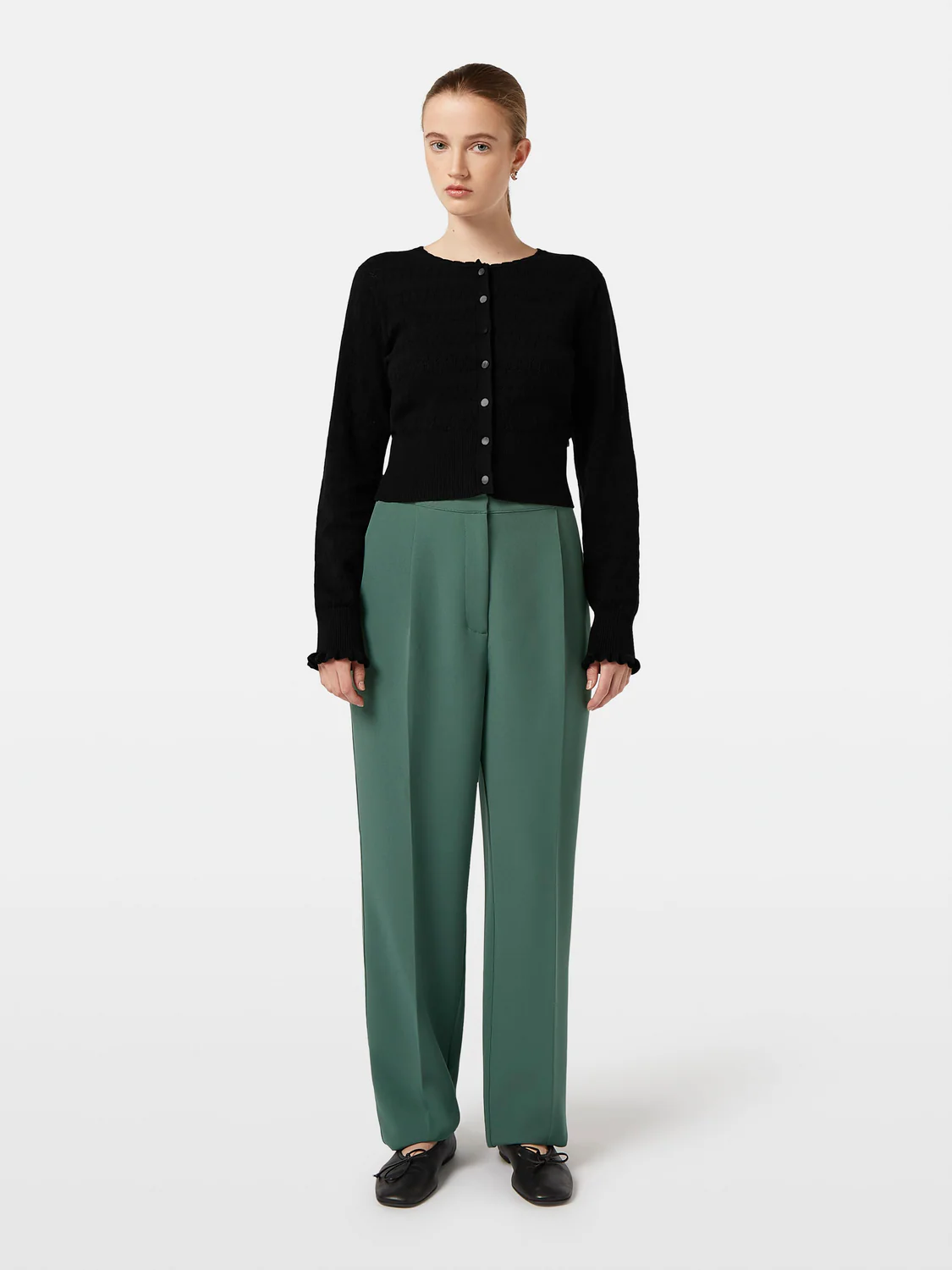 Pointelle Stitch Cardigan