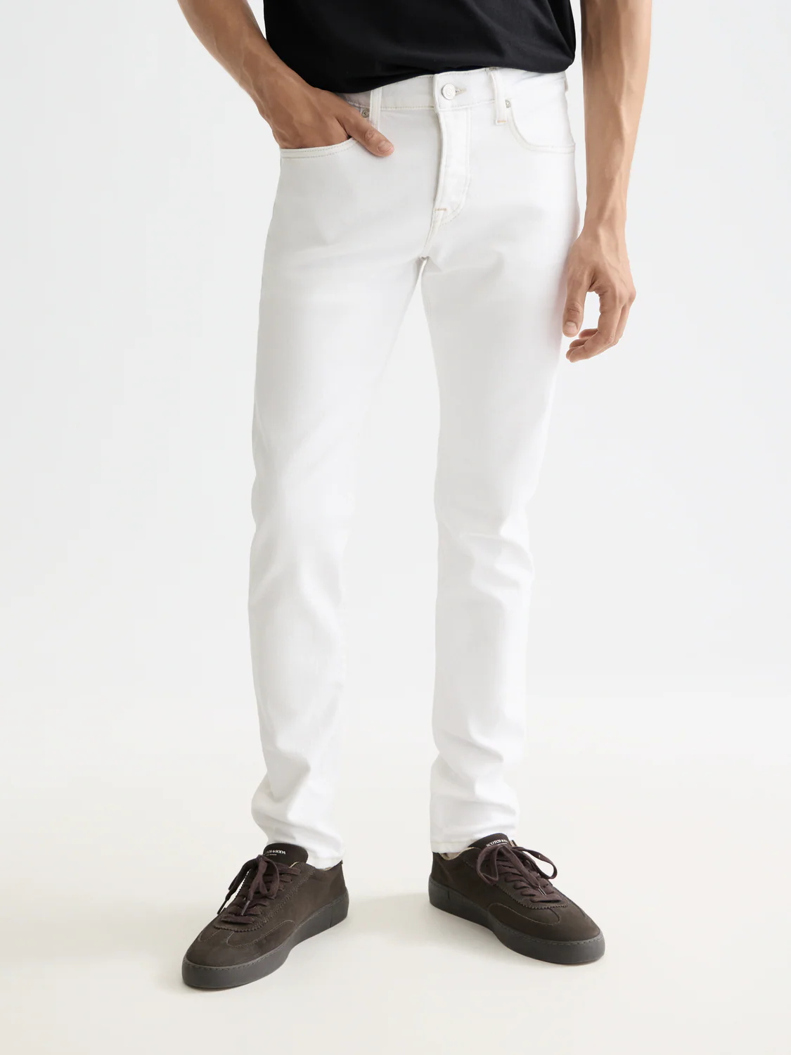 Core - Ralston Regular Slim Jeans | Cool White