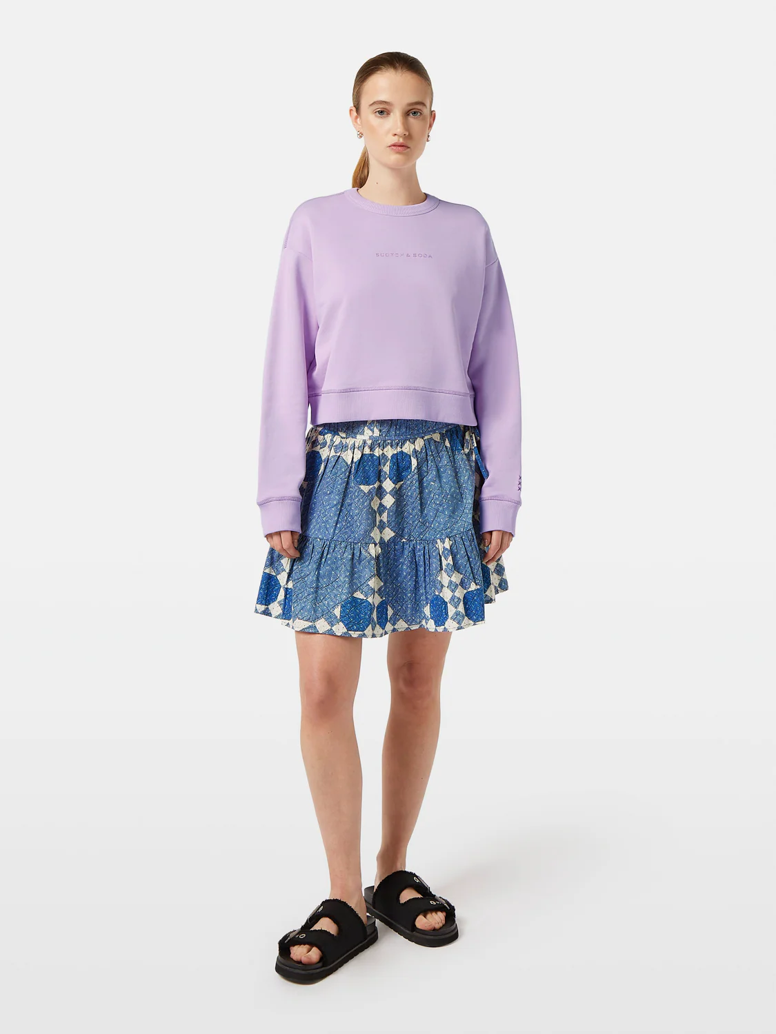 Flatlock Loose Fit Sweatshirt