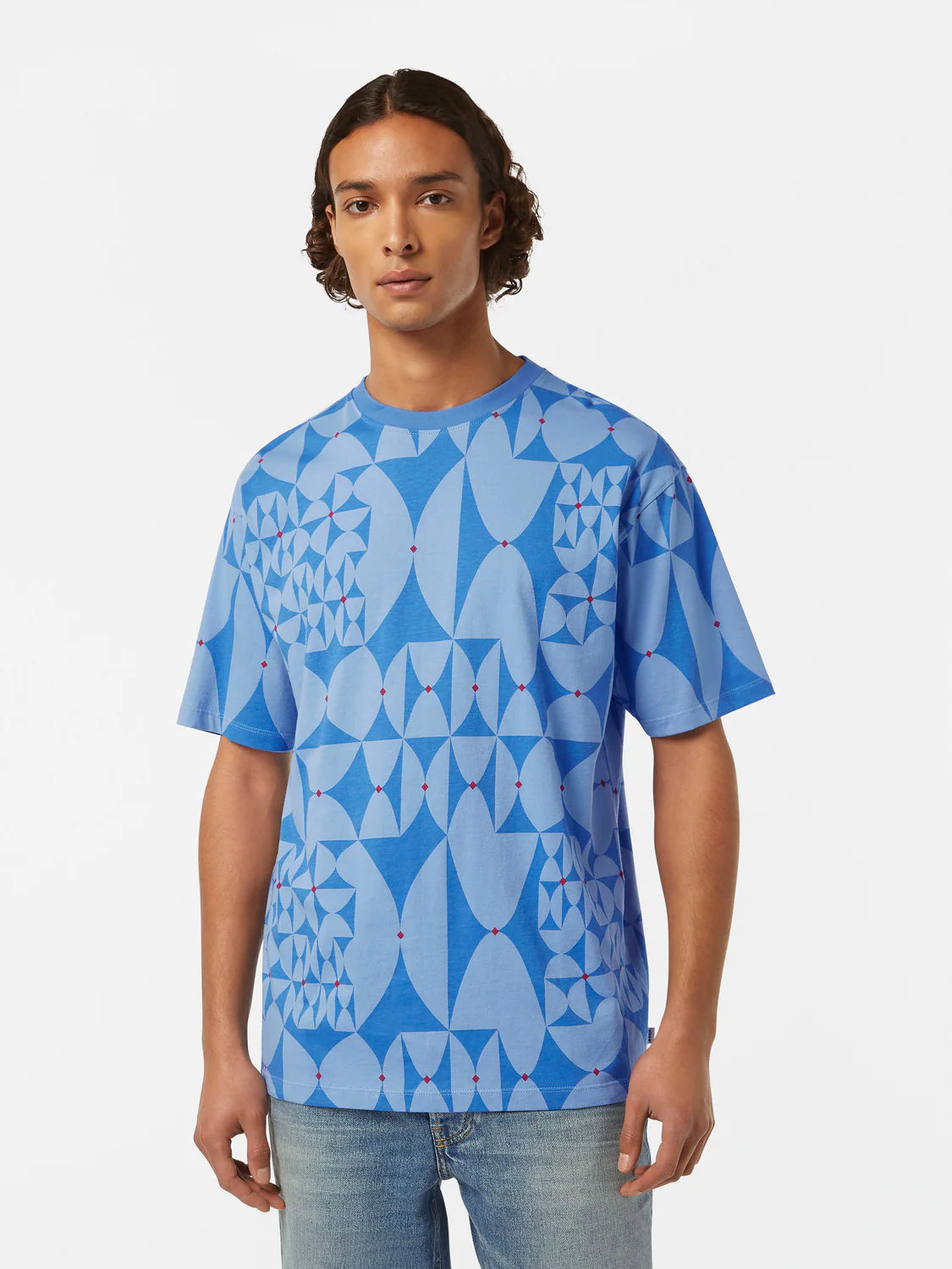 Diamond Print Relaxed Fit T-Shirt