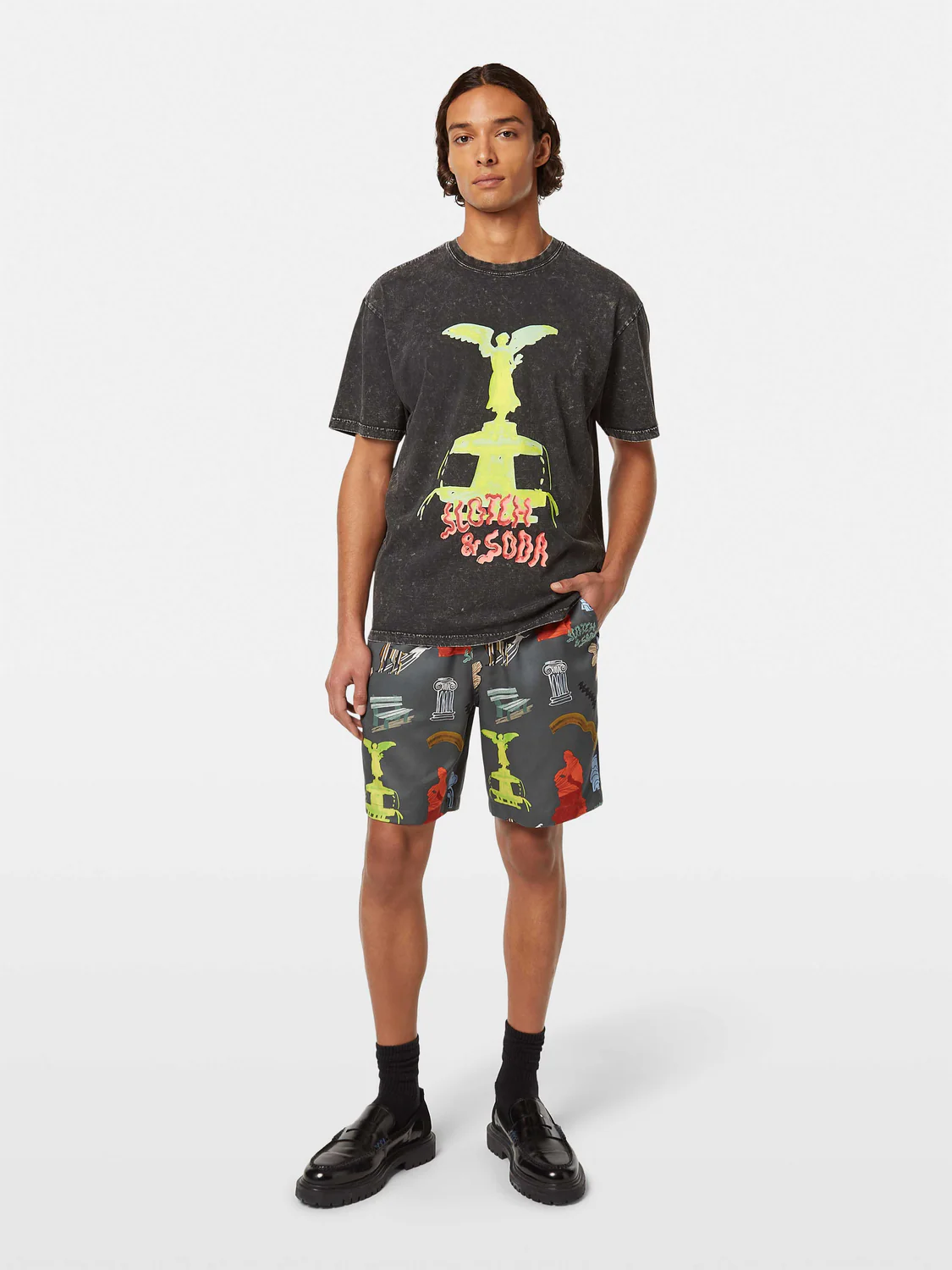 Fave Park Printed Relaxed Fit Bermuda Short