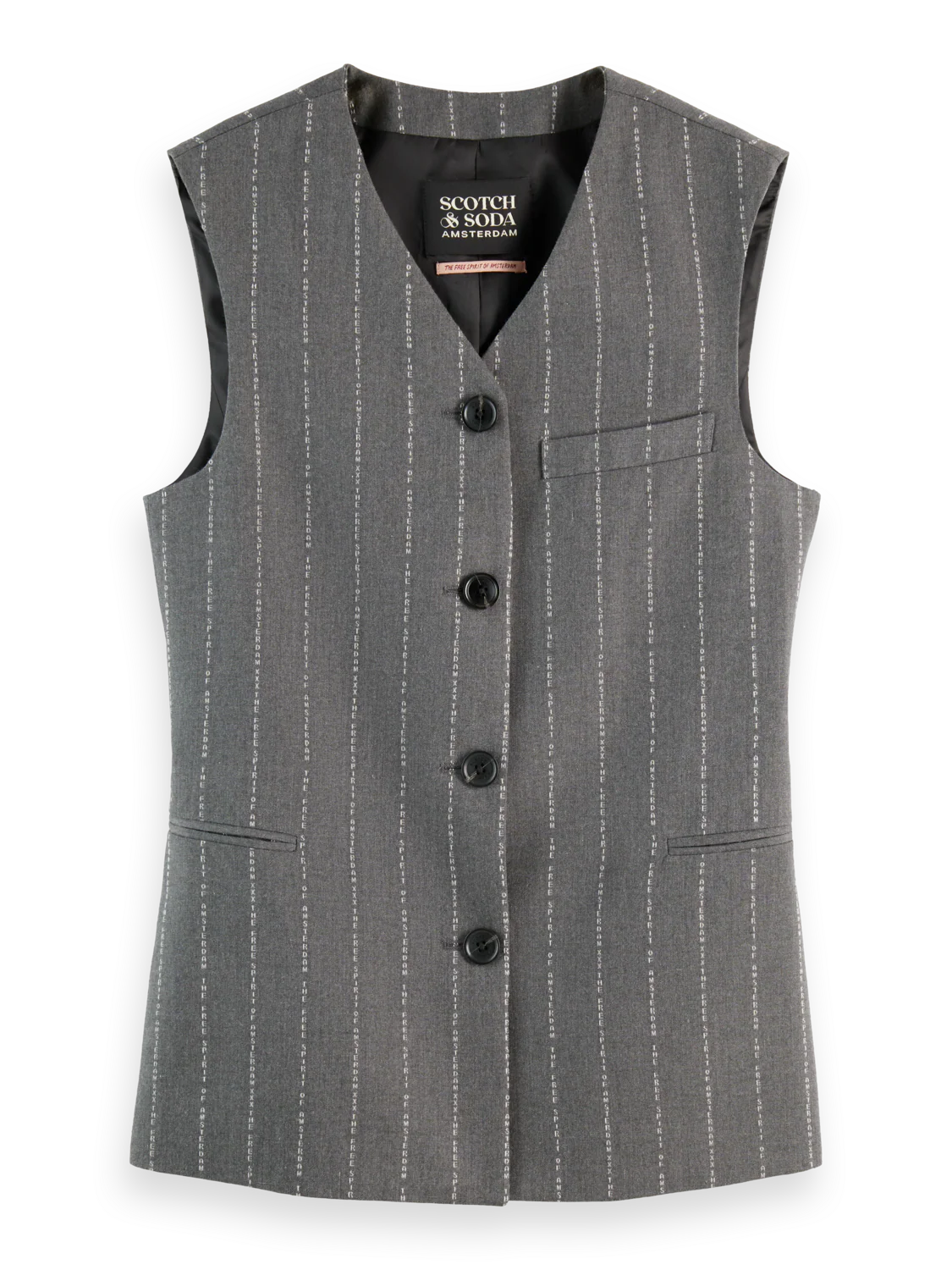 Waistcoat back detail