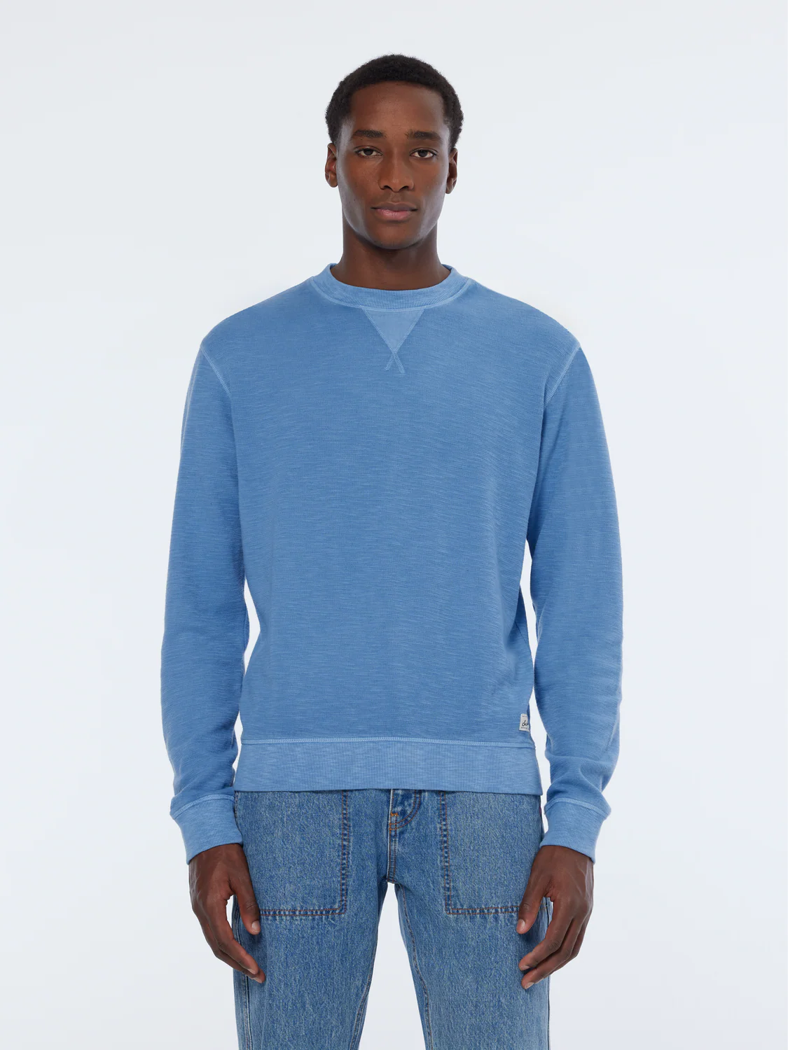 Garment Dye Structured Sweatshirt