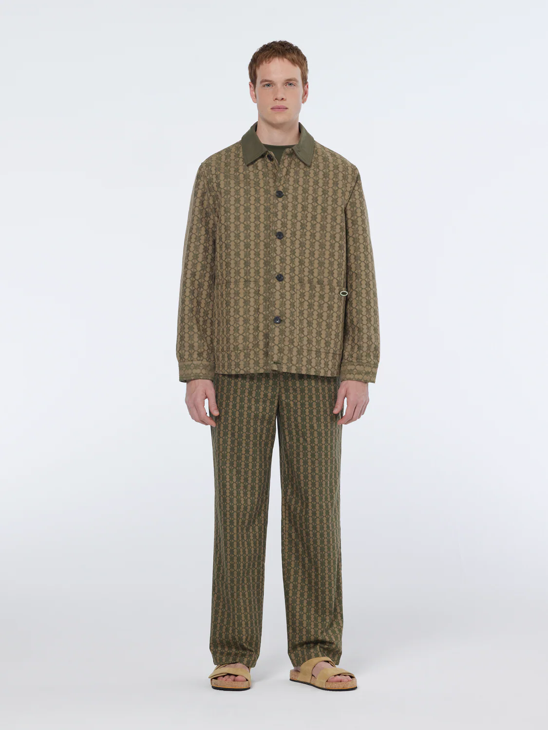 Jacquard Cotton-Blend Jacket