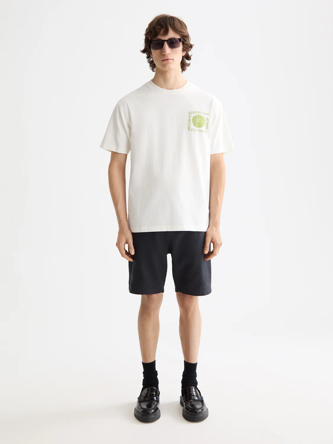 Relaxed-Fit Washed Artwork T-Shirt
