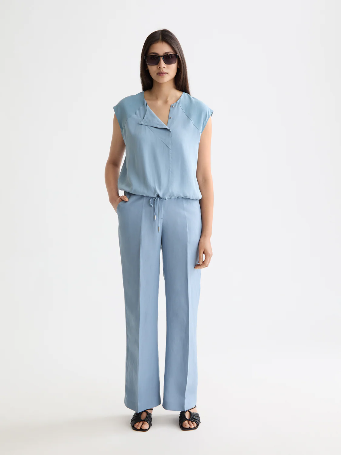 Drawstring Waisted Tank