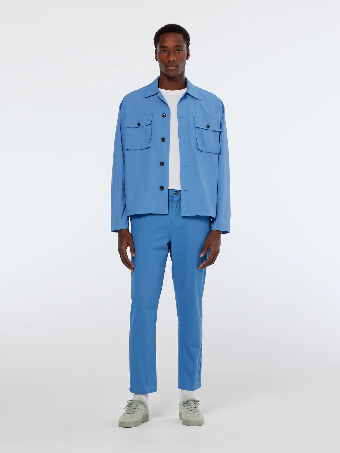 Relaxed Fit Nylon Utility Shirt