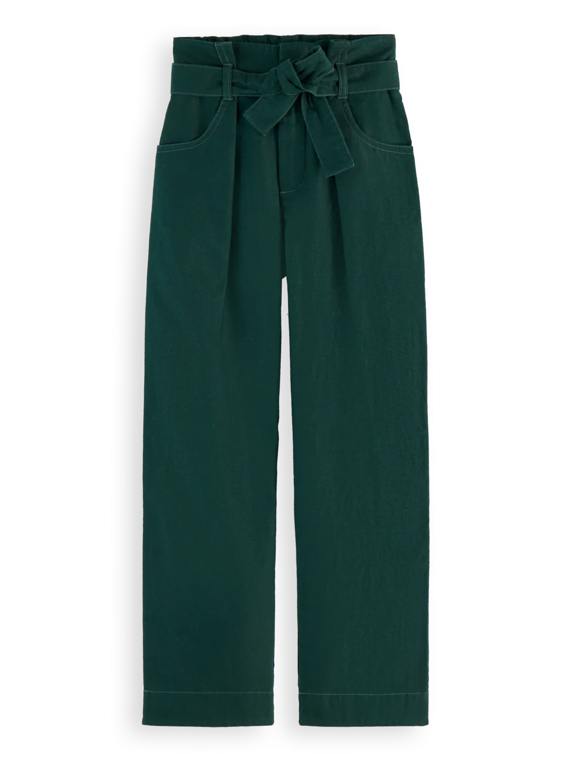 Girls' Paperbag Tie Tapered Pants