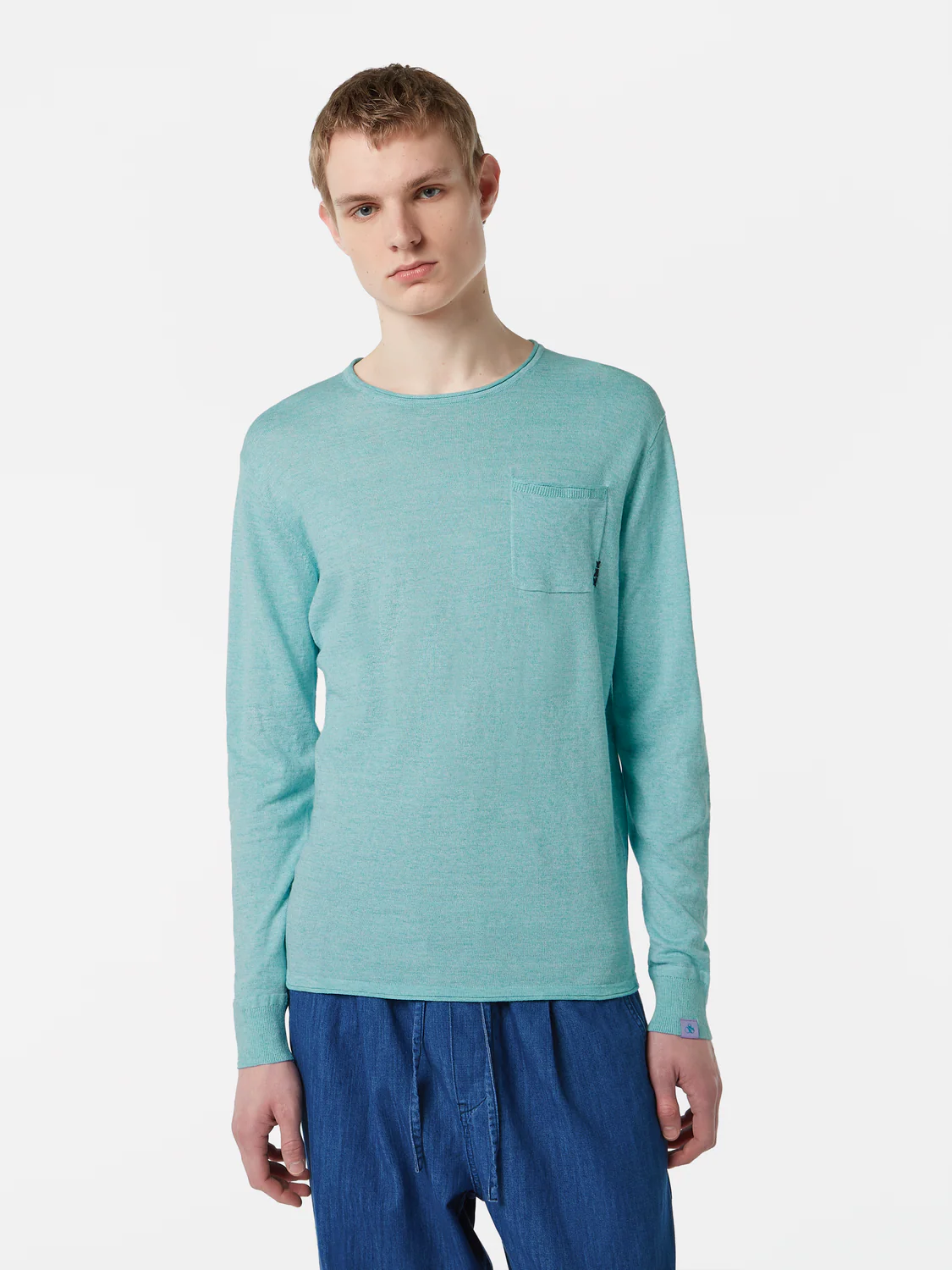 Linen-Blend Jumper