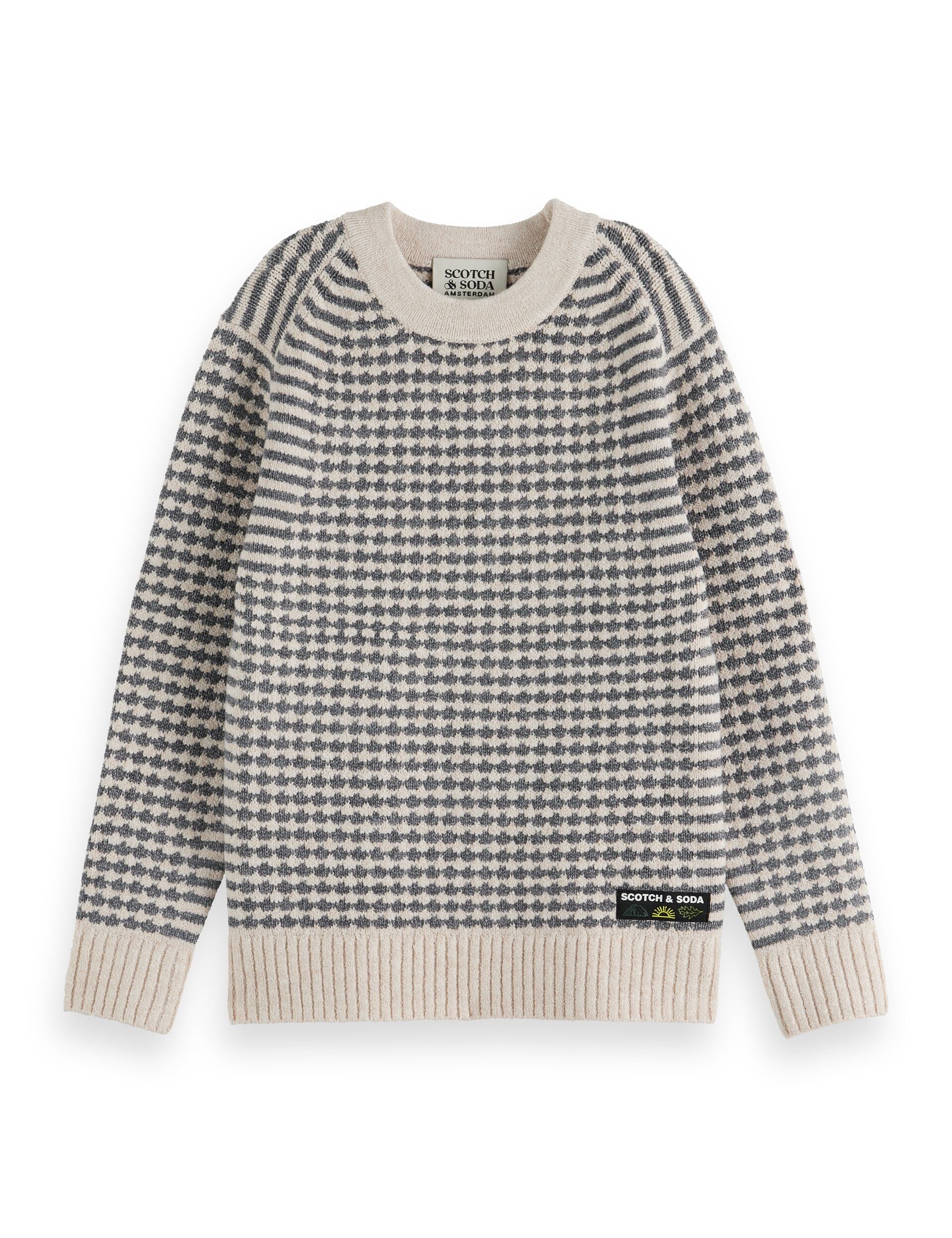 Boys' Regular-fit chenille pullover